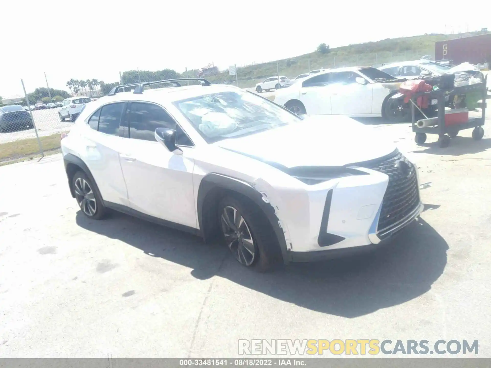 1 Photograph of a damaged car JTHP3JBH9M2037636 LEXUS UX 2021