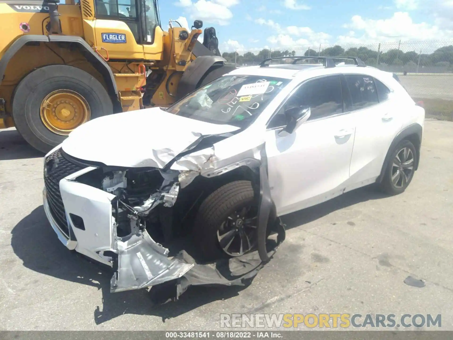 2 Photograph of a damaged car JTHP3JBH9M2037636 LEXUS UX 2021