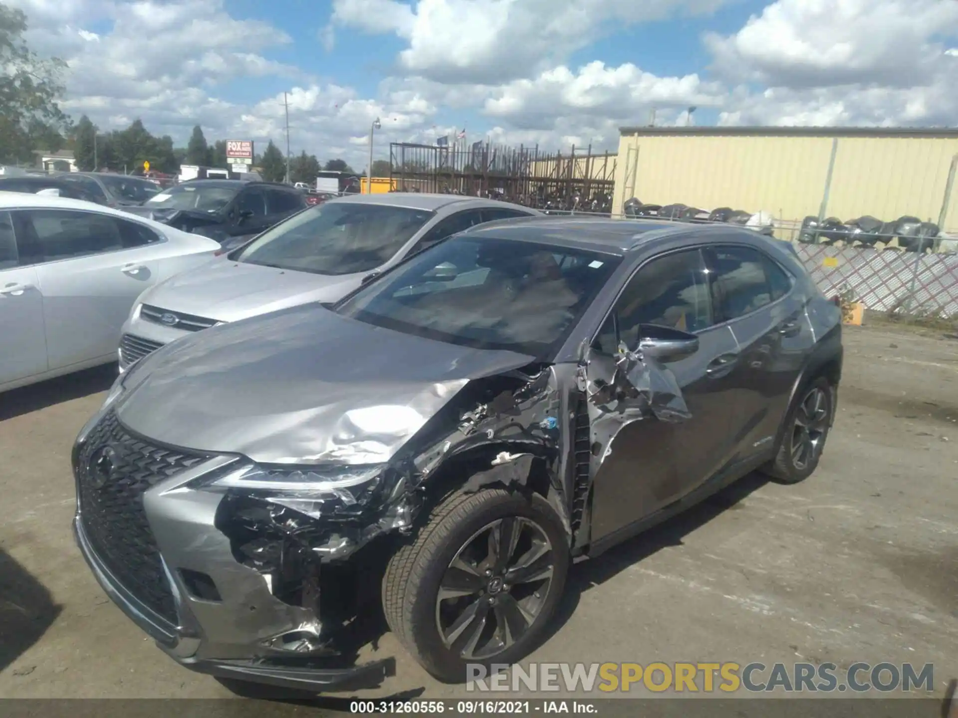 2 Photograph of a damaged car JTHP9JBH3M2039946 LEXUS UX 2021