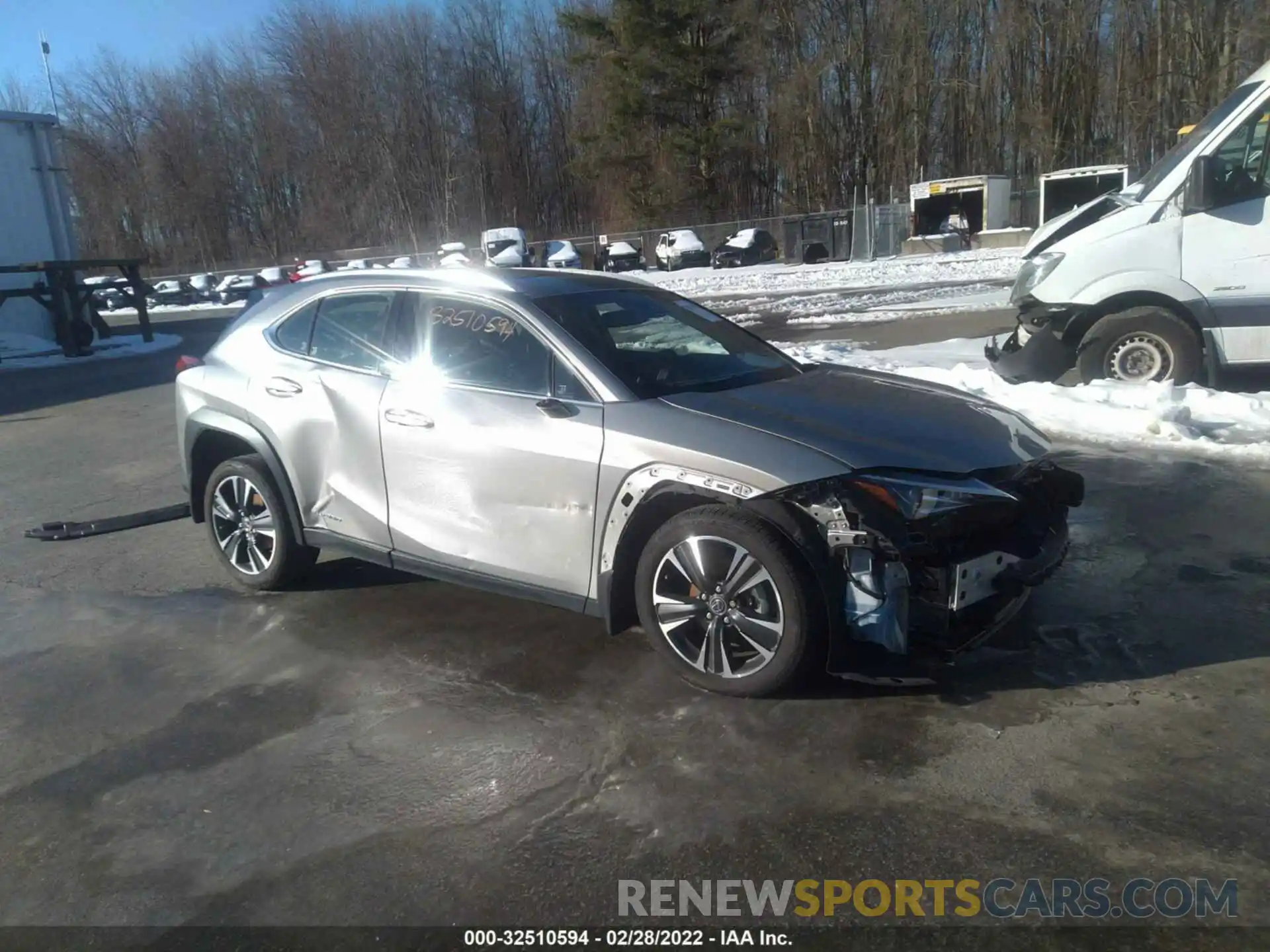 1 Photograph of a damaged car JTHP9JBH3M2040370 LEXUS UX 2021