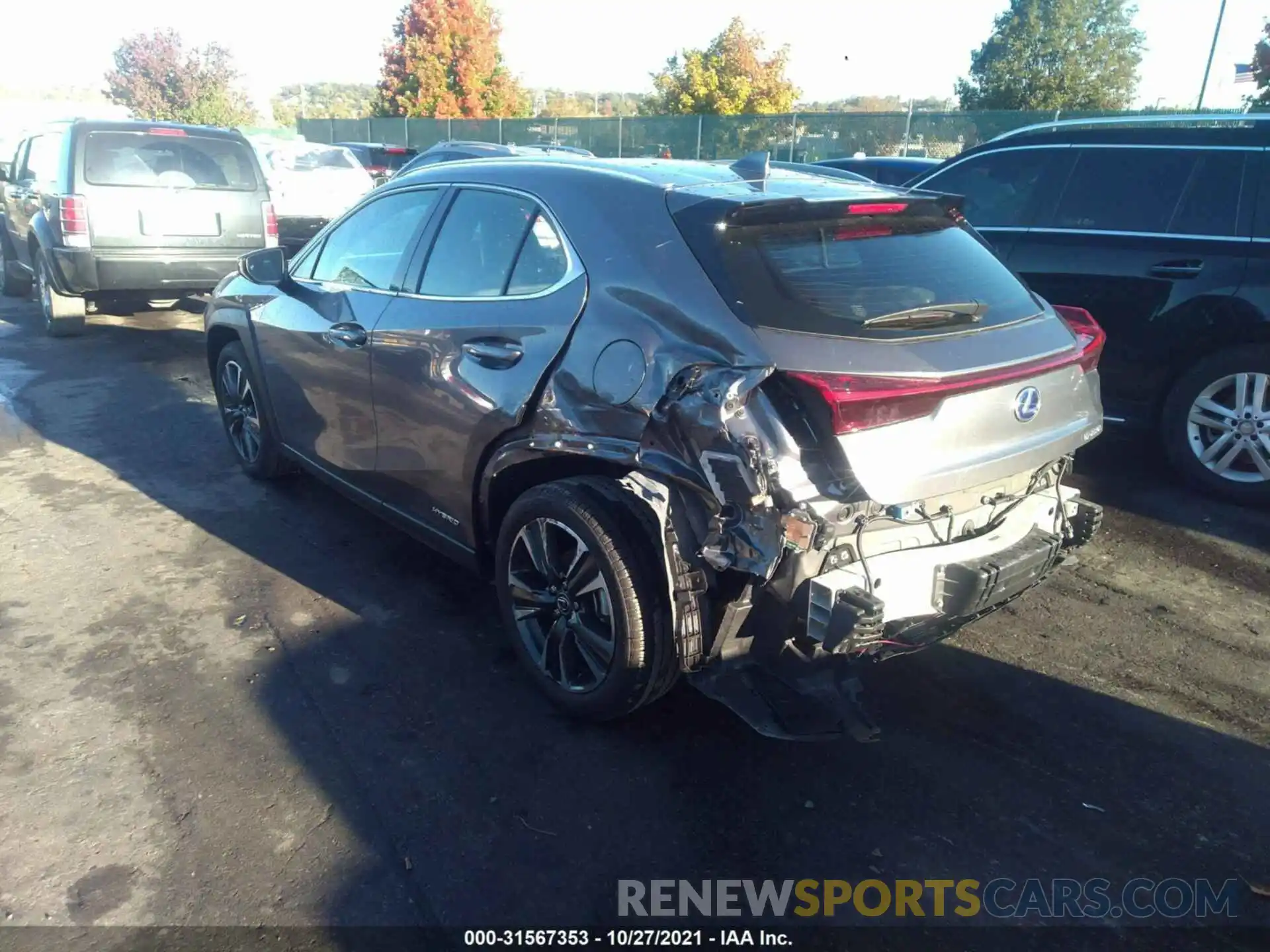 3 Photograph of a damaged car JTHP9JBH3M2041518 LEXUS UX 2021