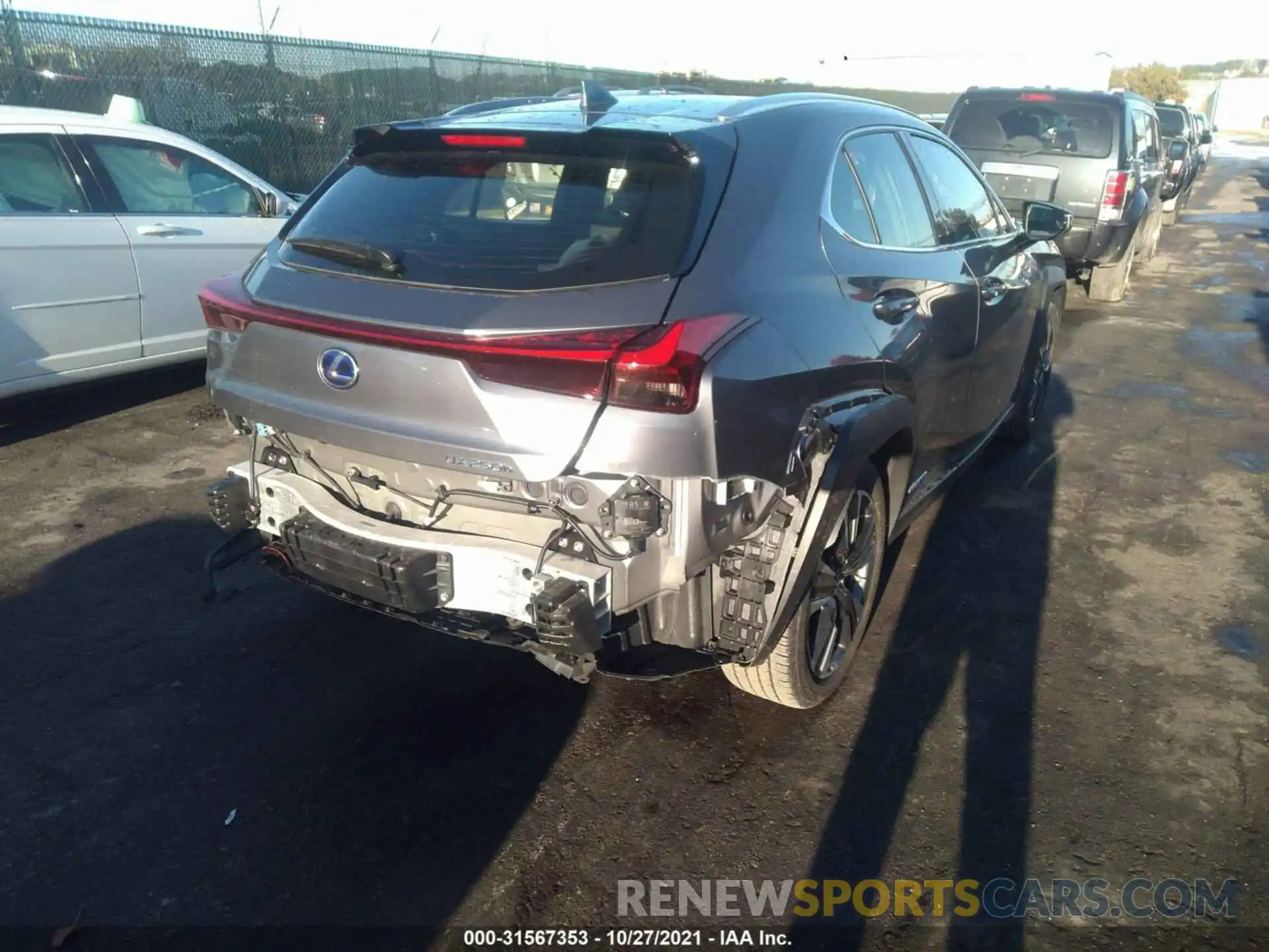 4 Photograph of a damaged car JTHP9JBH3M2041518 LEXUS UX 2021