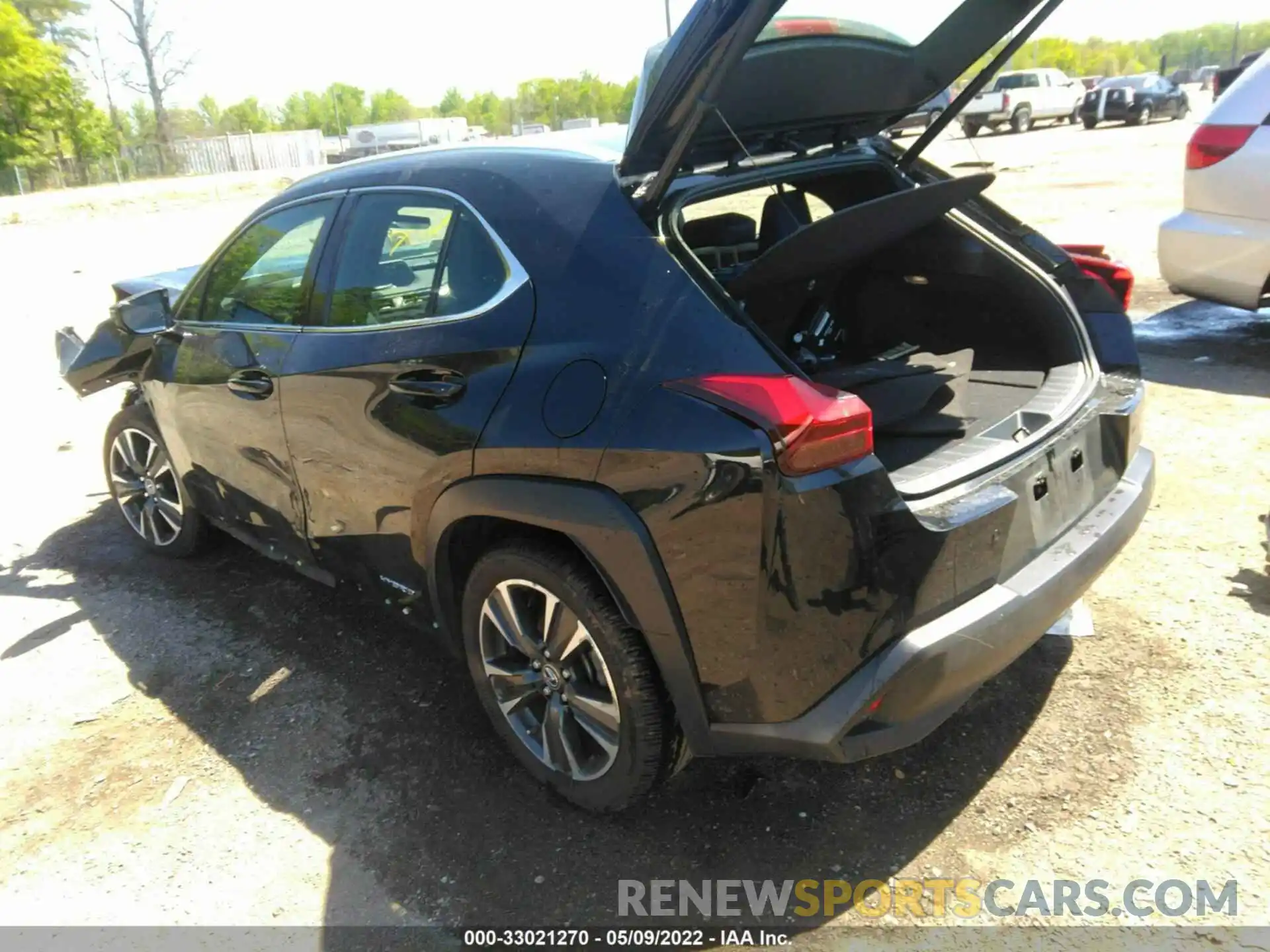 3 Photograph of a damaged car JTHP9JBH7M2040405 LEXUS UX 2021