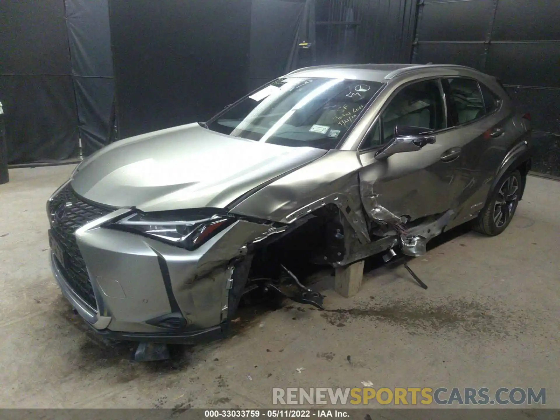 2 Photograph of a damaged car JTHP9JBH8M2043197 LEXUS UX 2021