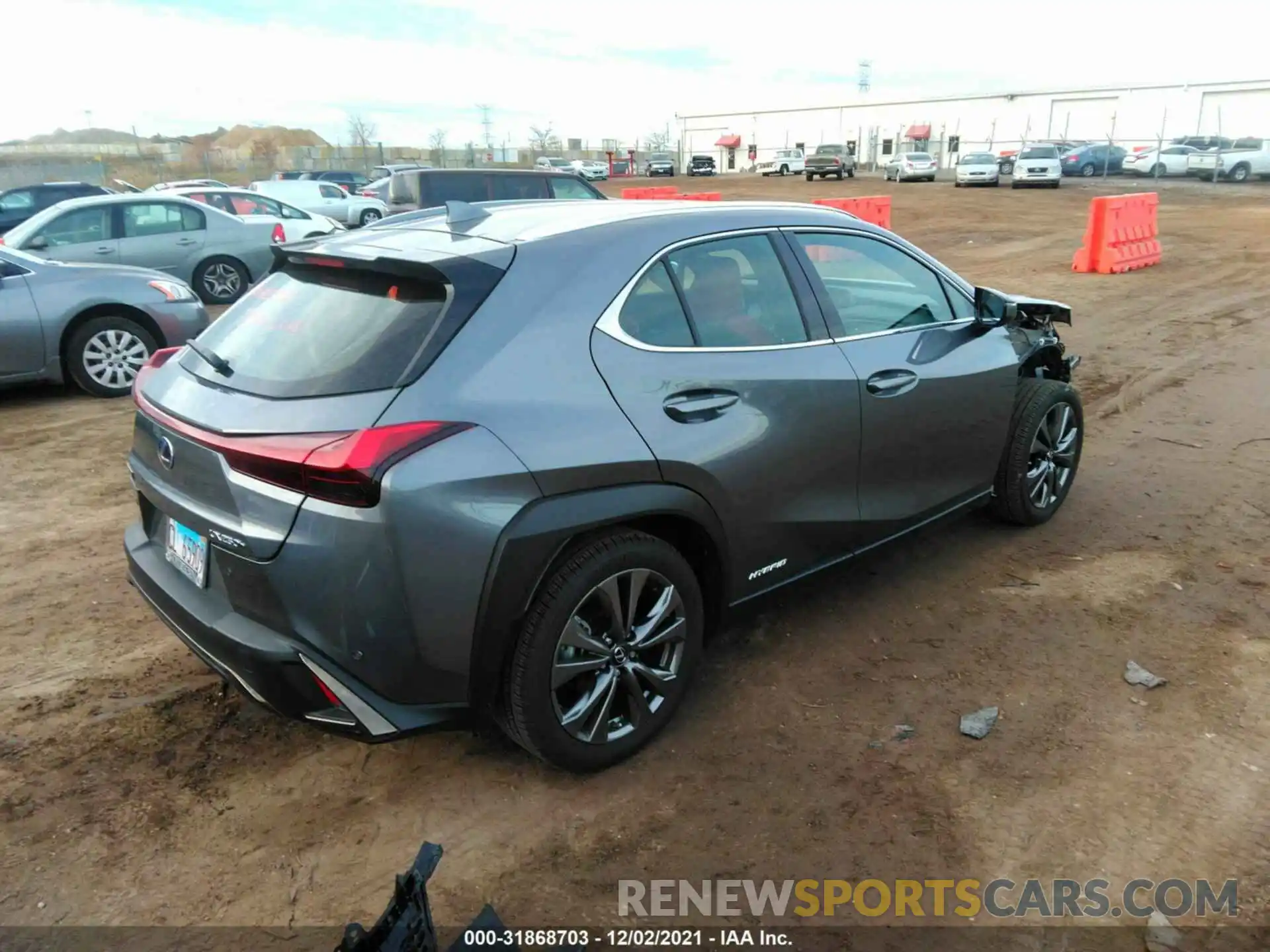 4 Photograph of a damaged car JTHR9JBH3M2042399 LEXUS UX 2021