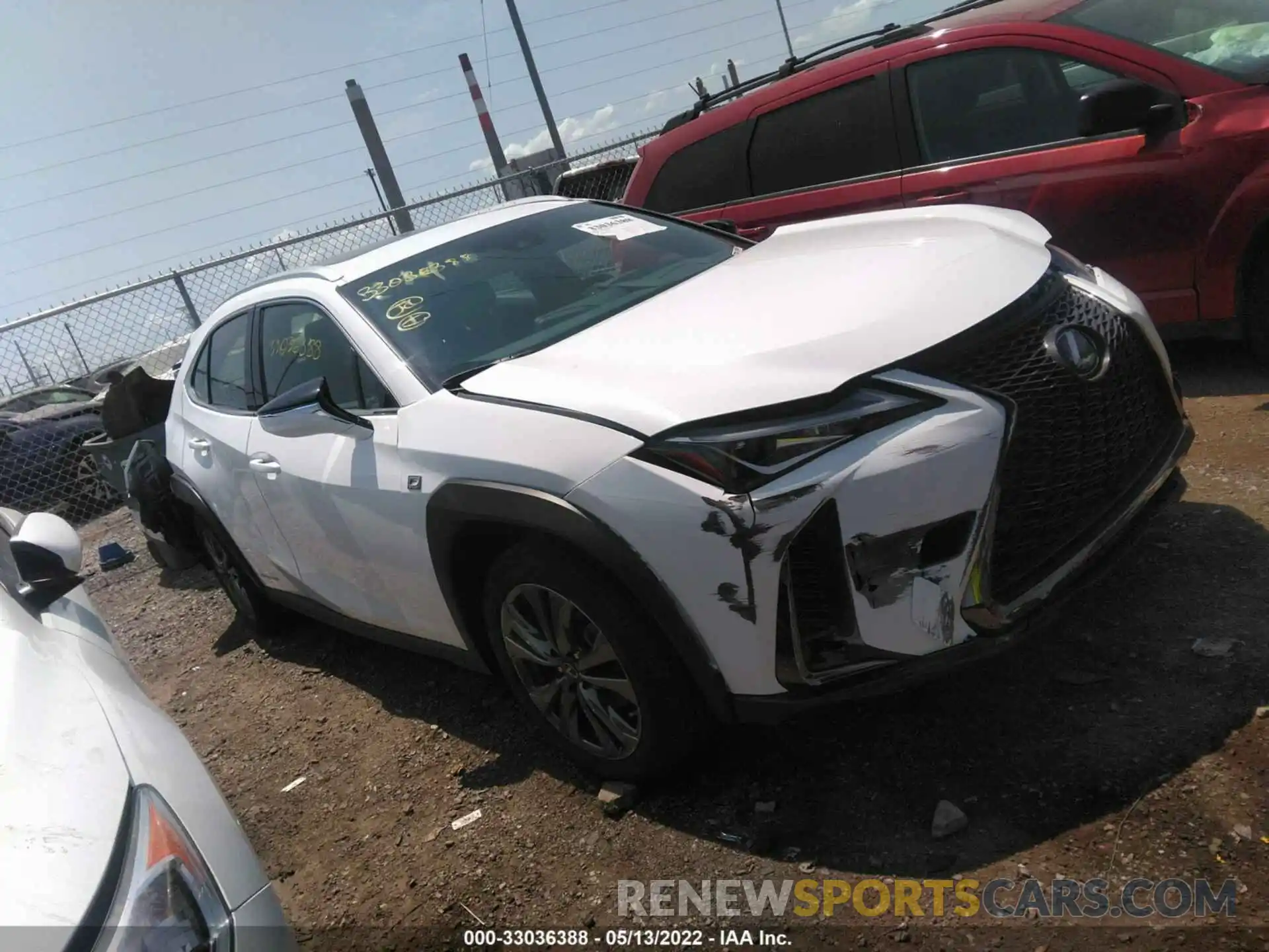 1 Photograph of a damaged car JTHR9JBH7M2048822 LEXUS UX 2021