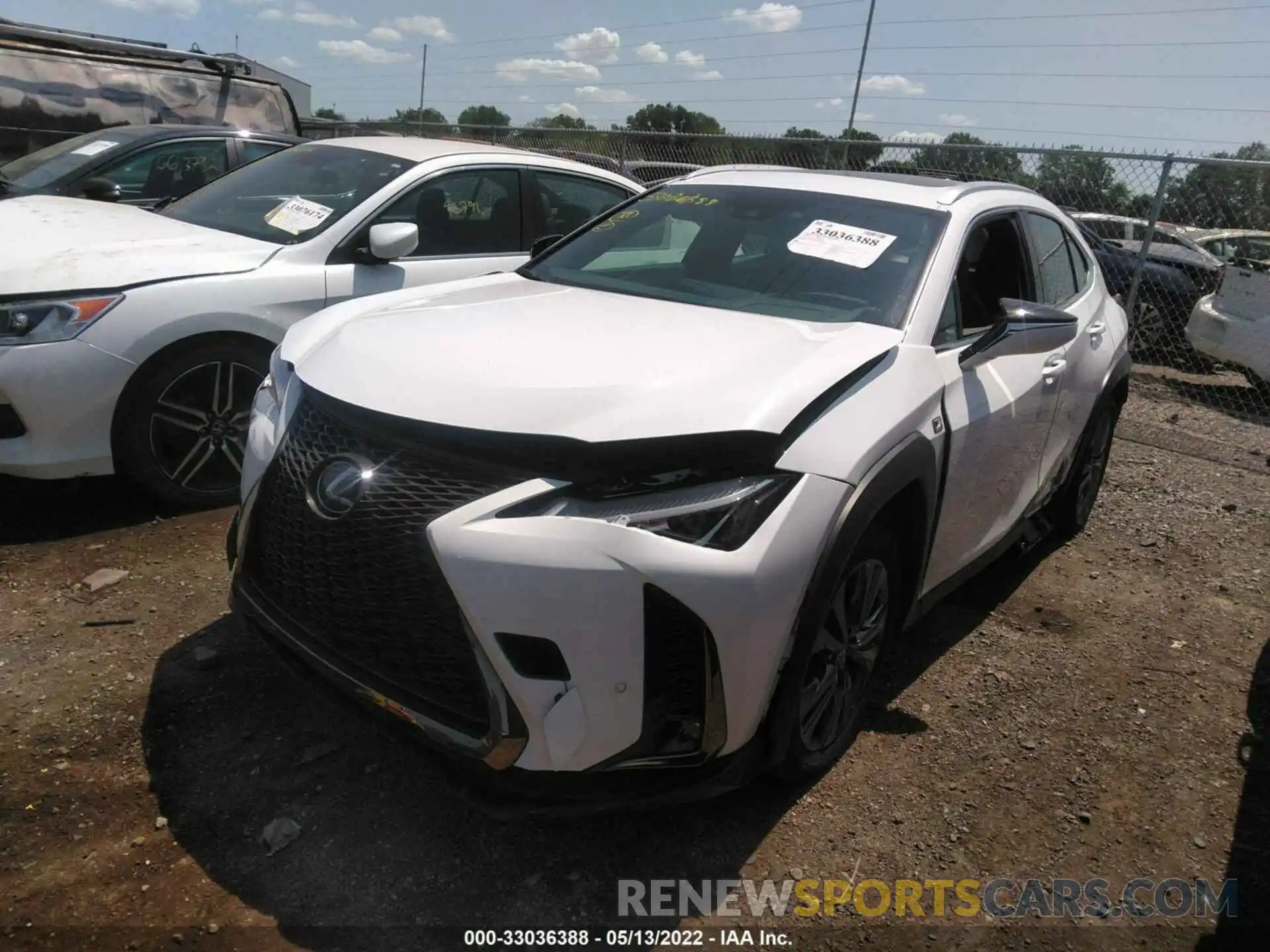 2 Photograph of a damaged car JTHR9JBH7M2048822 LEXUS UX 2021