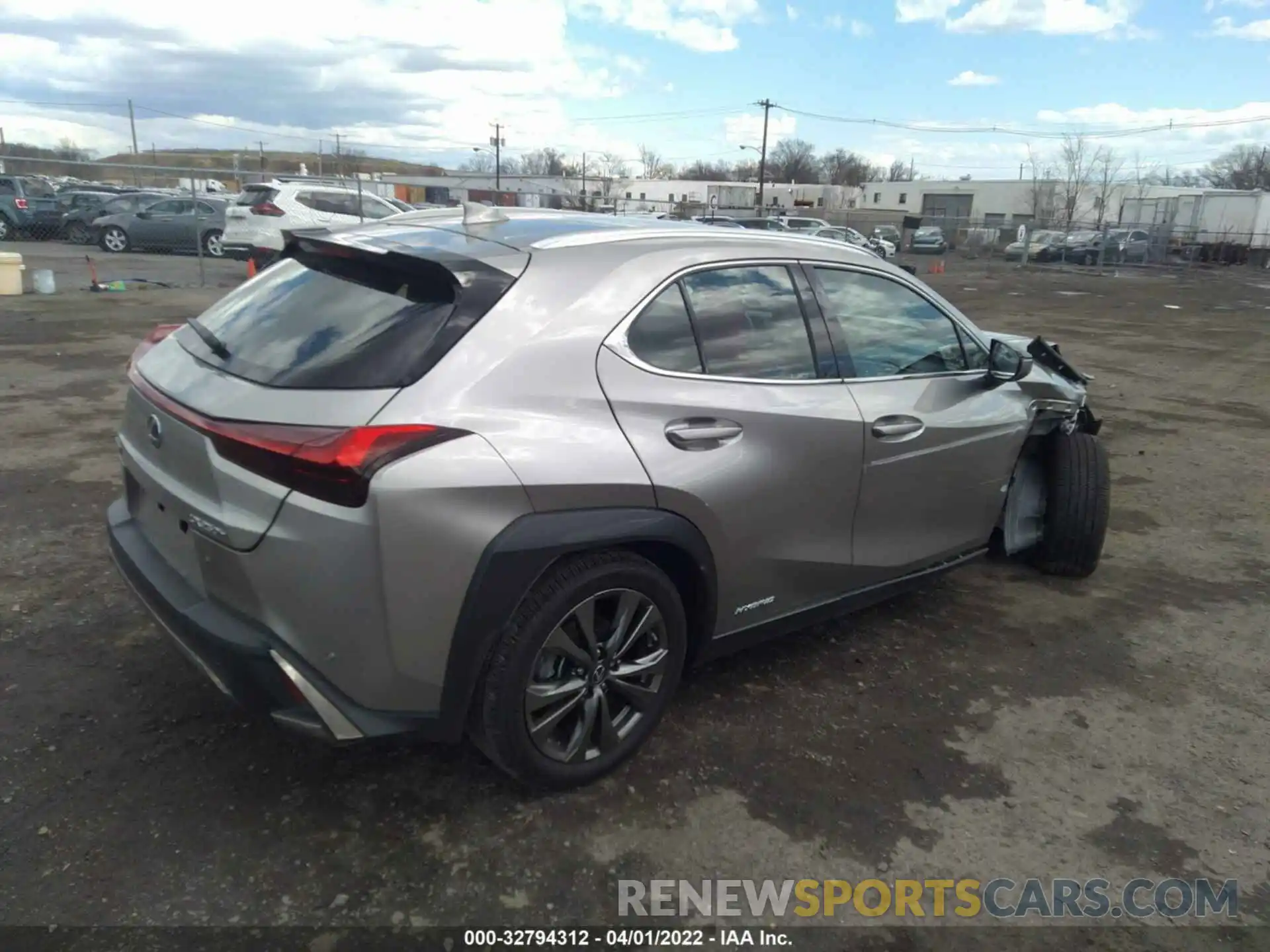 4 Photograph of a damaged car JTHR9JBH8M2048327 LEXUS UX 2021