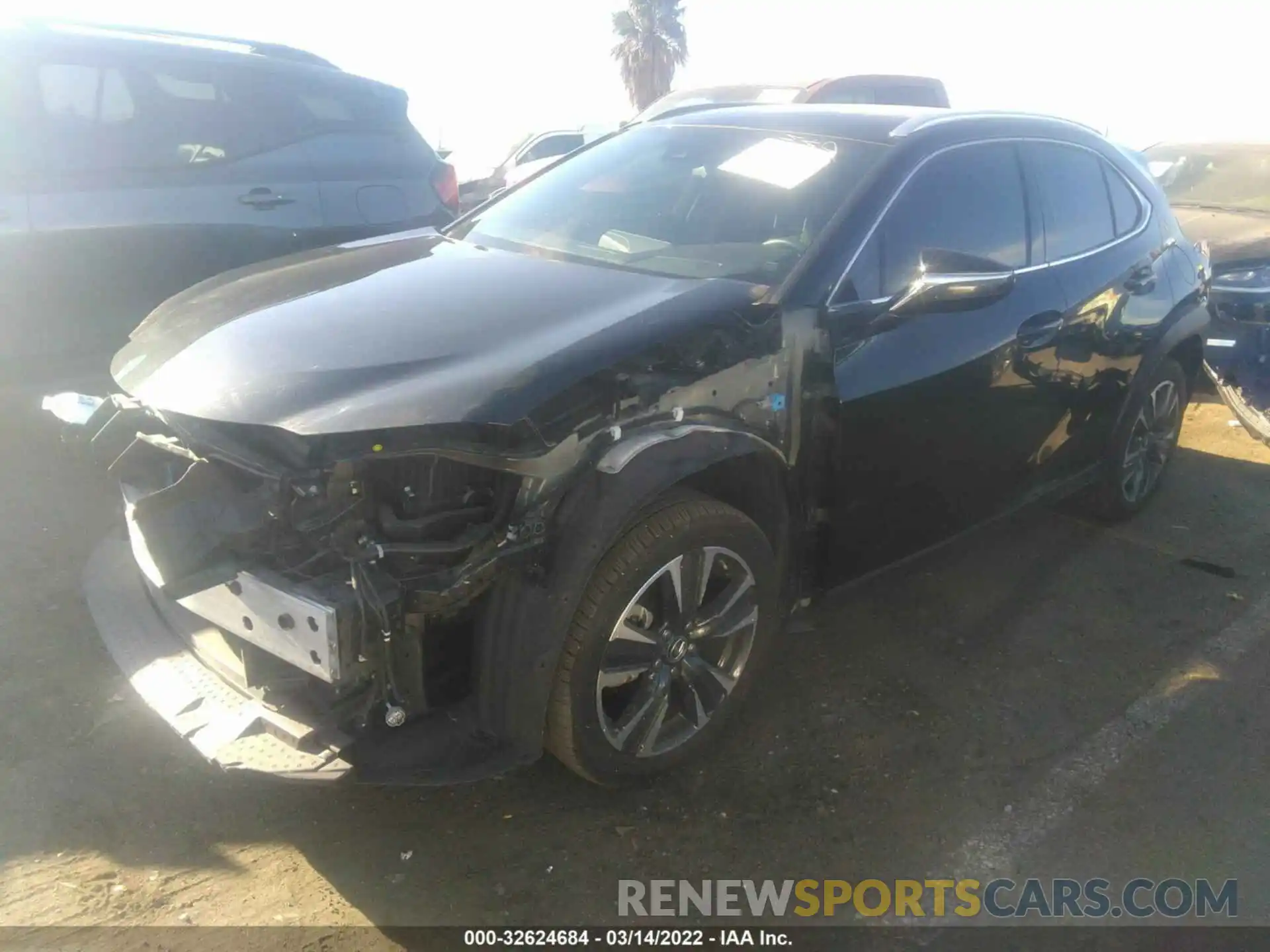 2 Photograph of a damaged car JTHX3JBH0M2032454 LEXUS UX 2021