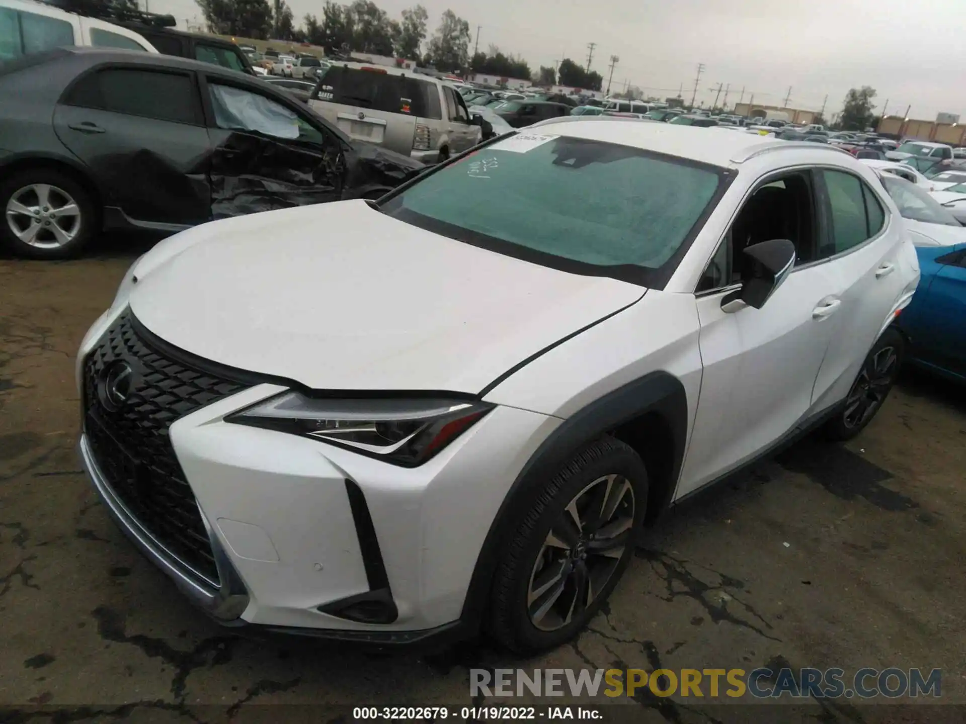 2 Photograph of a damaged car JTHX3JBH3M2034117 LEXUS UX 2021