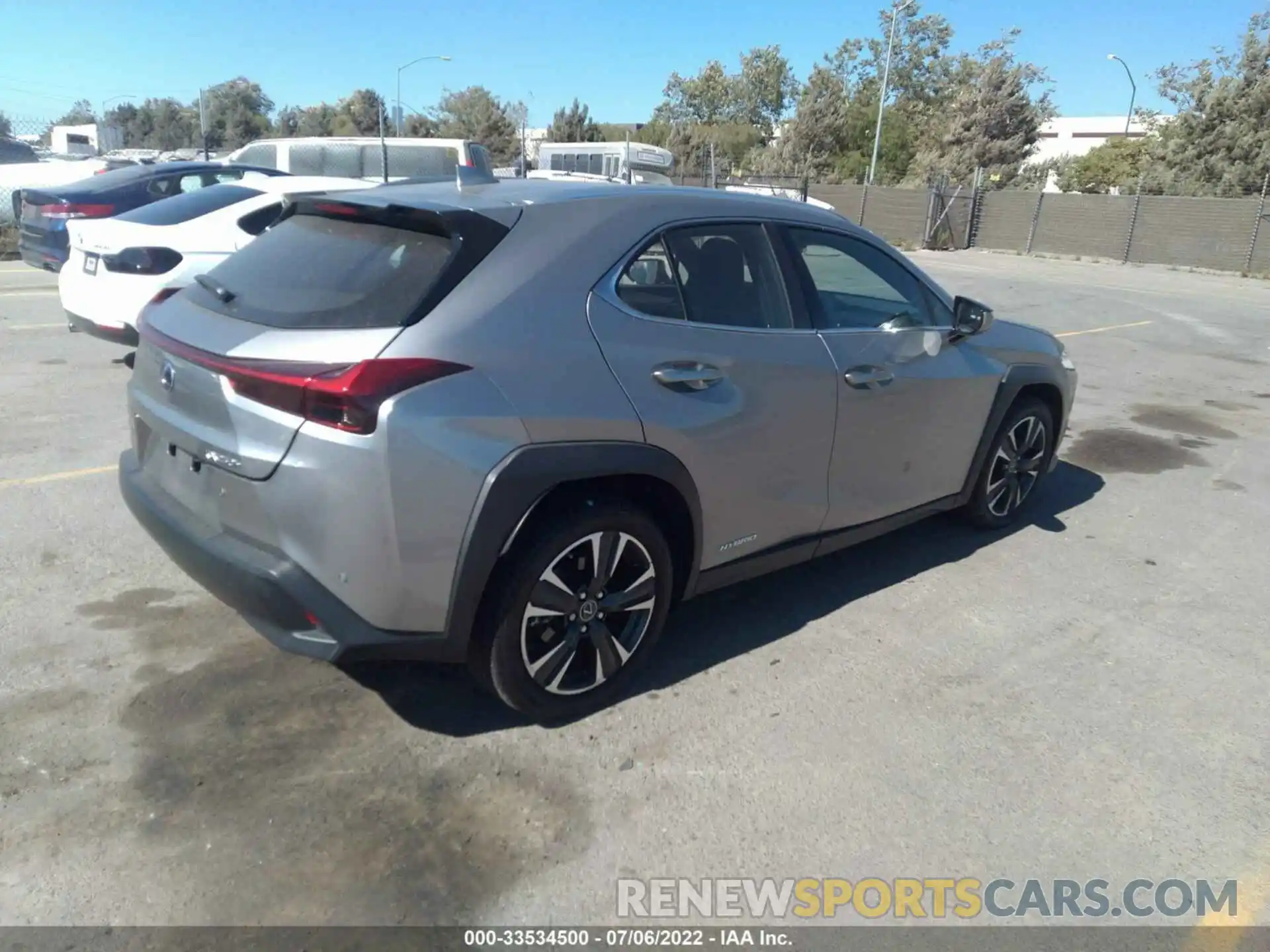 4 Photograph of a damaged car JTHX9JBH1M2044627 LEXUS UX 2021