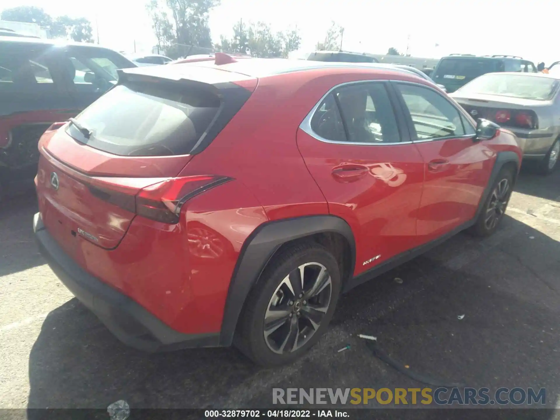 4 Photograph of a damaged car JTHX9JBH3M2054253 LEXUS UX 2021