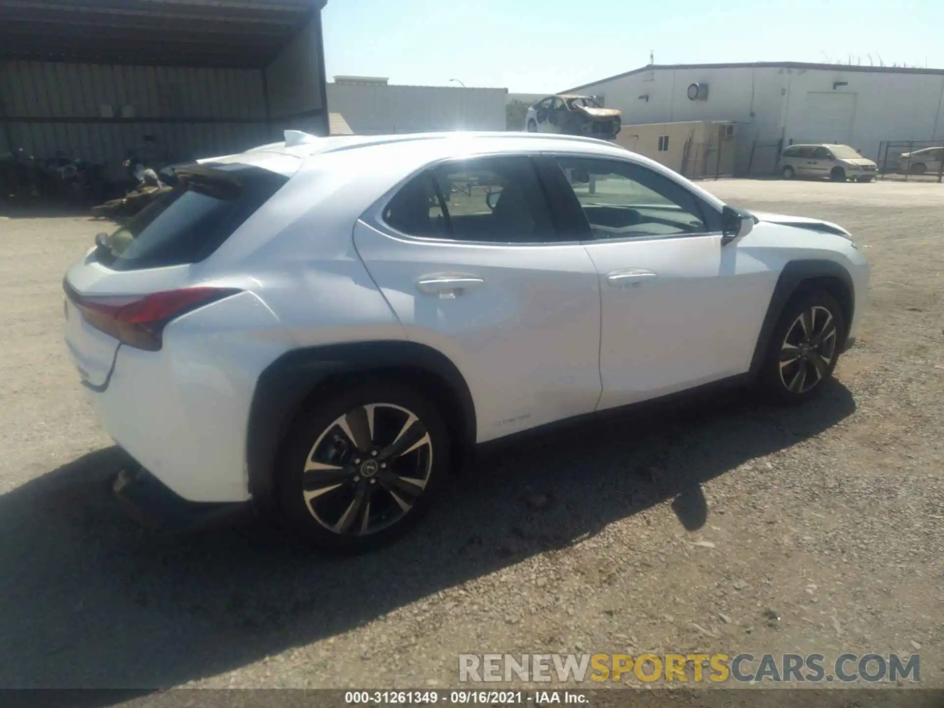 4 Photograph of a damaged car JTHX9JBH6M2042436 LEXUS UX 2021