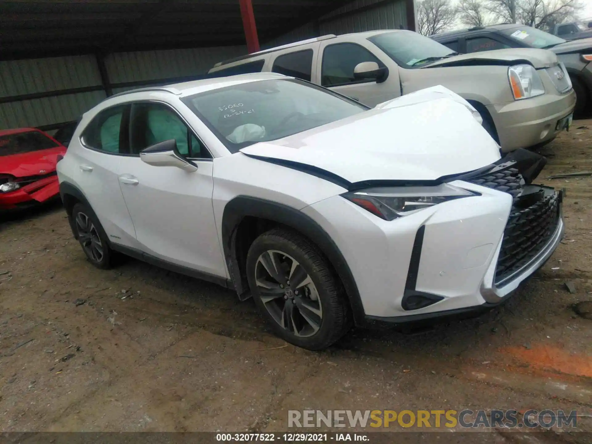 1 Photograph of a damaged car JTHX9JBH6M2049774 LEXUS UX 2021