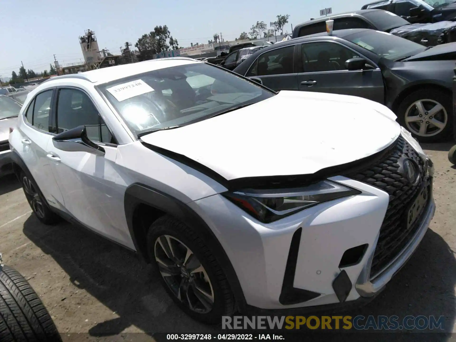 1 Photograph of a damaged car JTHX9JBH7M2041778 LEXUS UX 2021