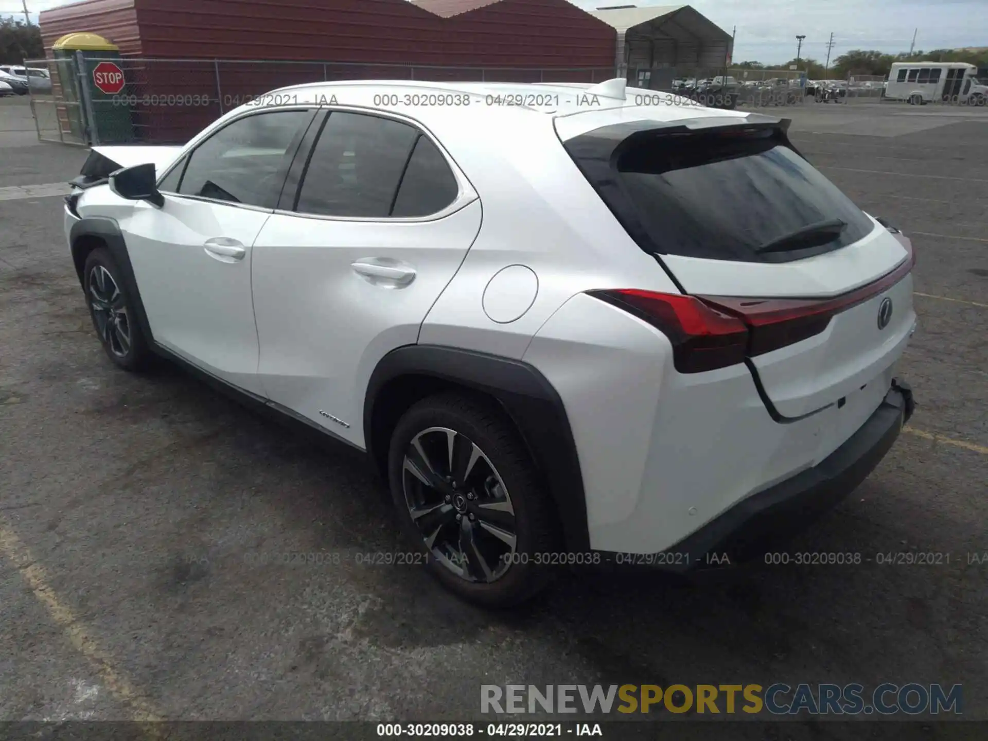 3 Photograph of a damaged car JTHX9JBH9M2041555 LEXUS UX 2021