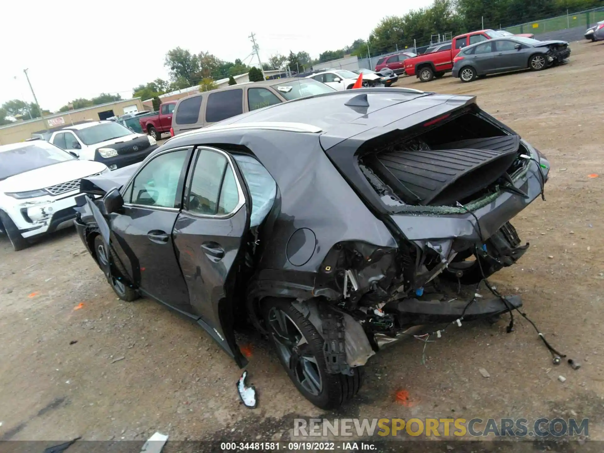 3 Photograph of a damaged car JTHP9JBH5N2056779 LEXUS UX 2022