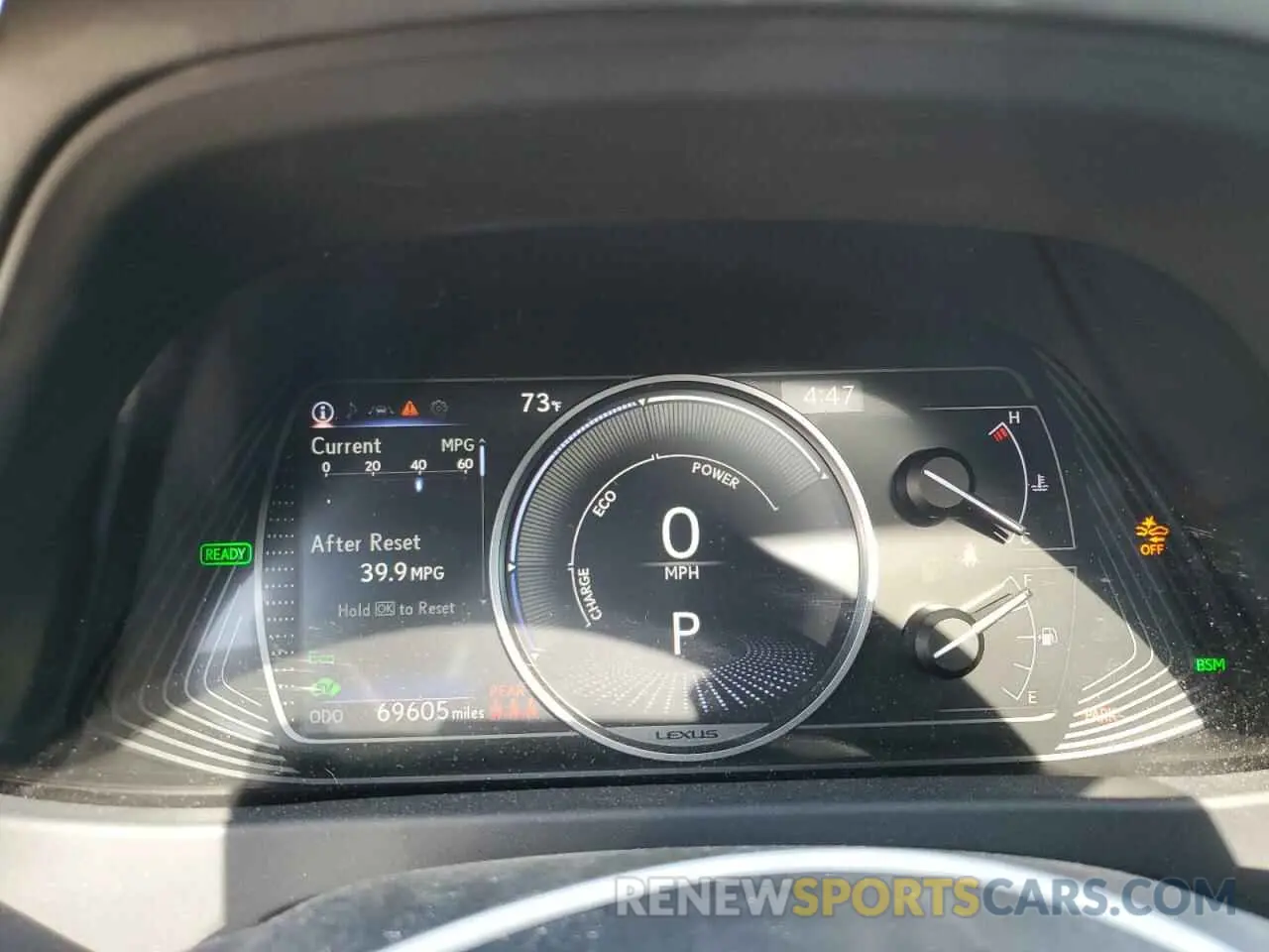 9 Photograph of a damaged car JTHU9JBH0K2002451 LEXUS UX 250H 2019