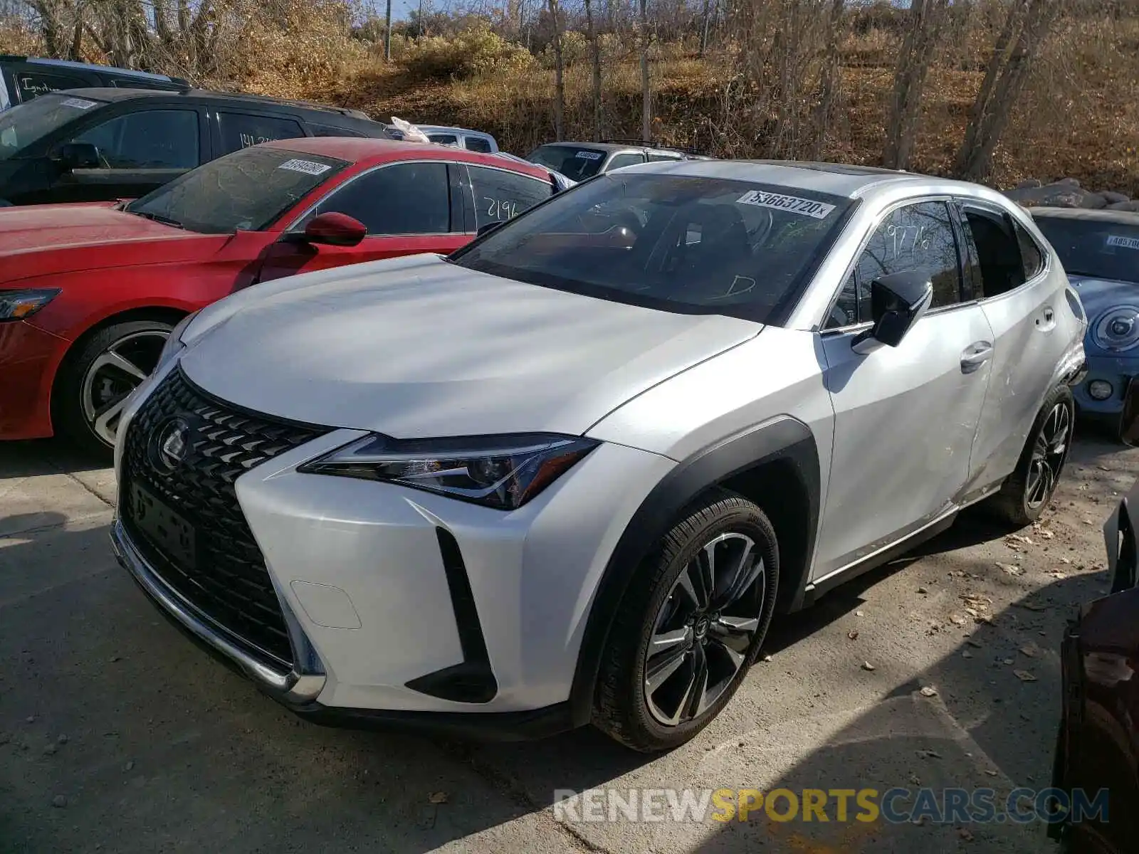 2 Photograph of a damaged car JTHU9JBH0K2006421 LEXUS UX 250H 2019