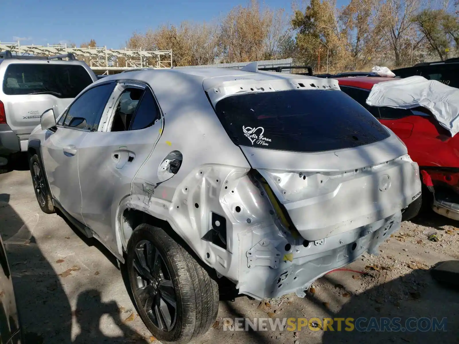 3 Photograph of a damaged car JTHU9JBH0K2006421 LEXUS UX 250H 2019