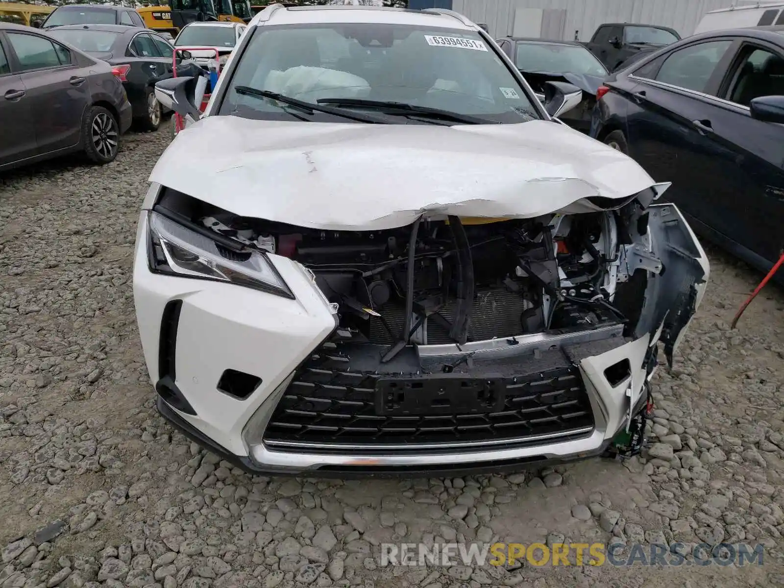 9 Photograph of a damaged car JTHU9JBH0K2009366 LEXUS UX 250H 2019