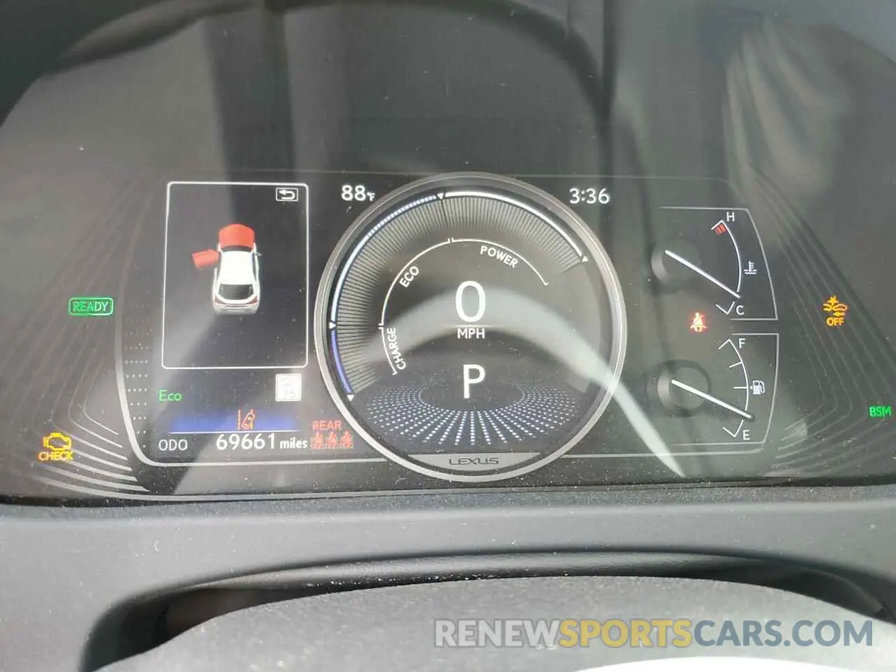 9 Photograph of a damaged car JTHU9JBH1K2000806 LEXUS UX 250H 2019