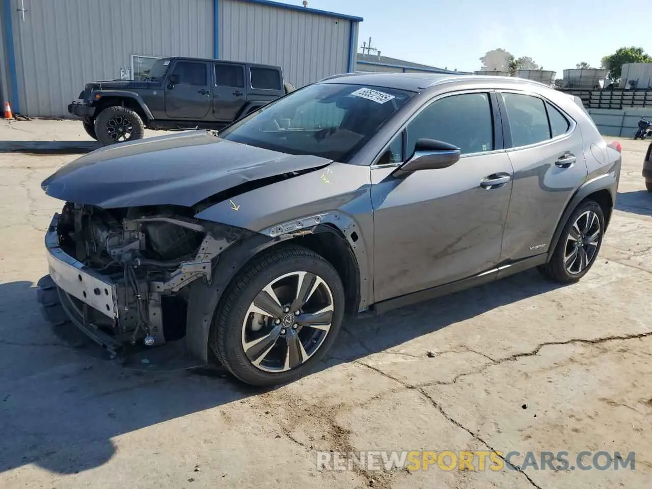 1 Photograph of a damaged car JTHU9JBH1K2004628 LEXUS UX 250H 2019