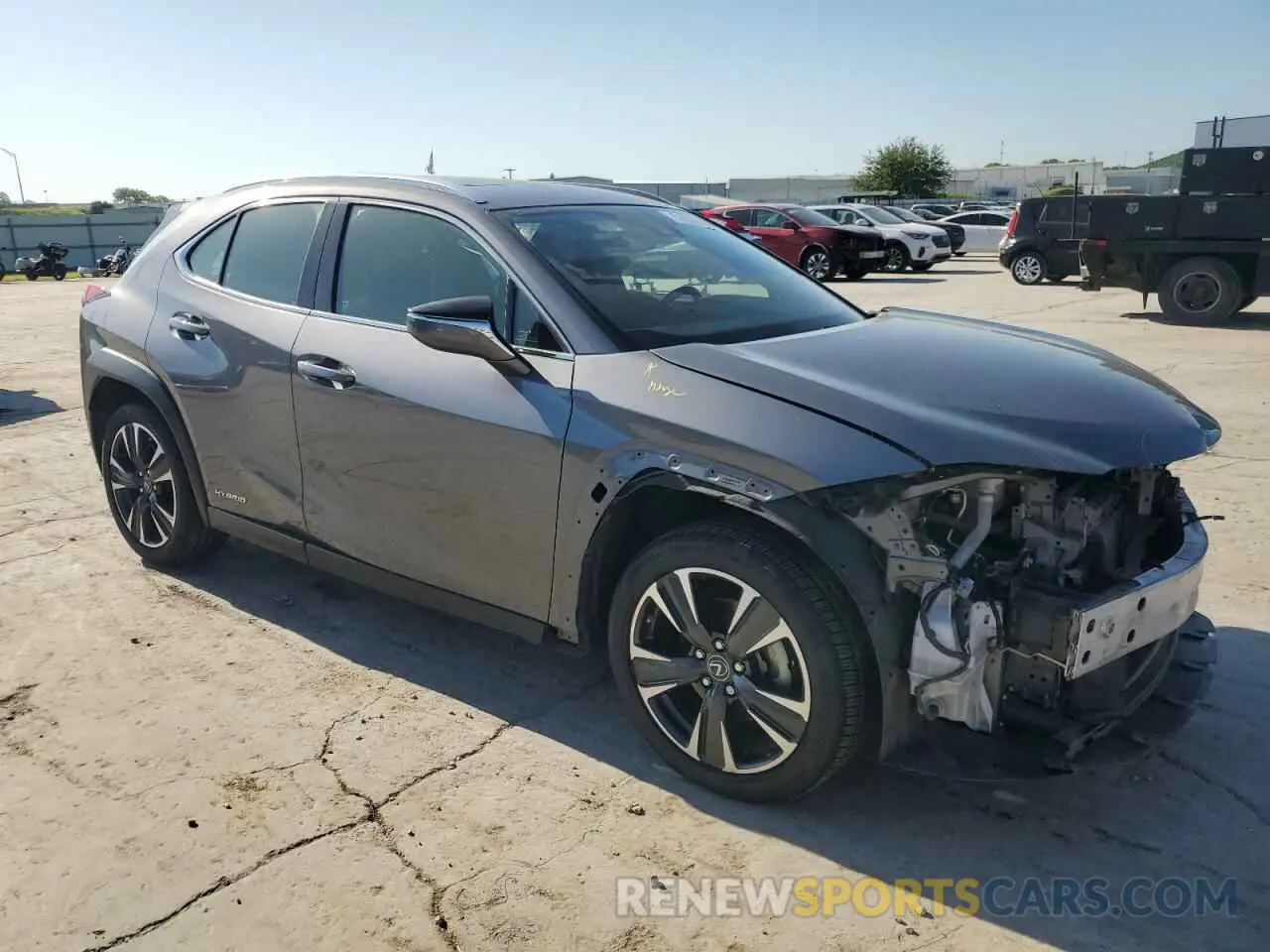 4 Photograph of a damaged car JTHU9JBH1K2004628 LEXUS UX 250H 2019