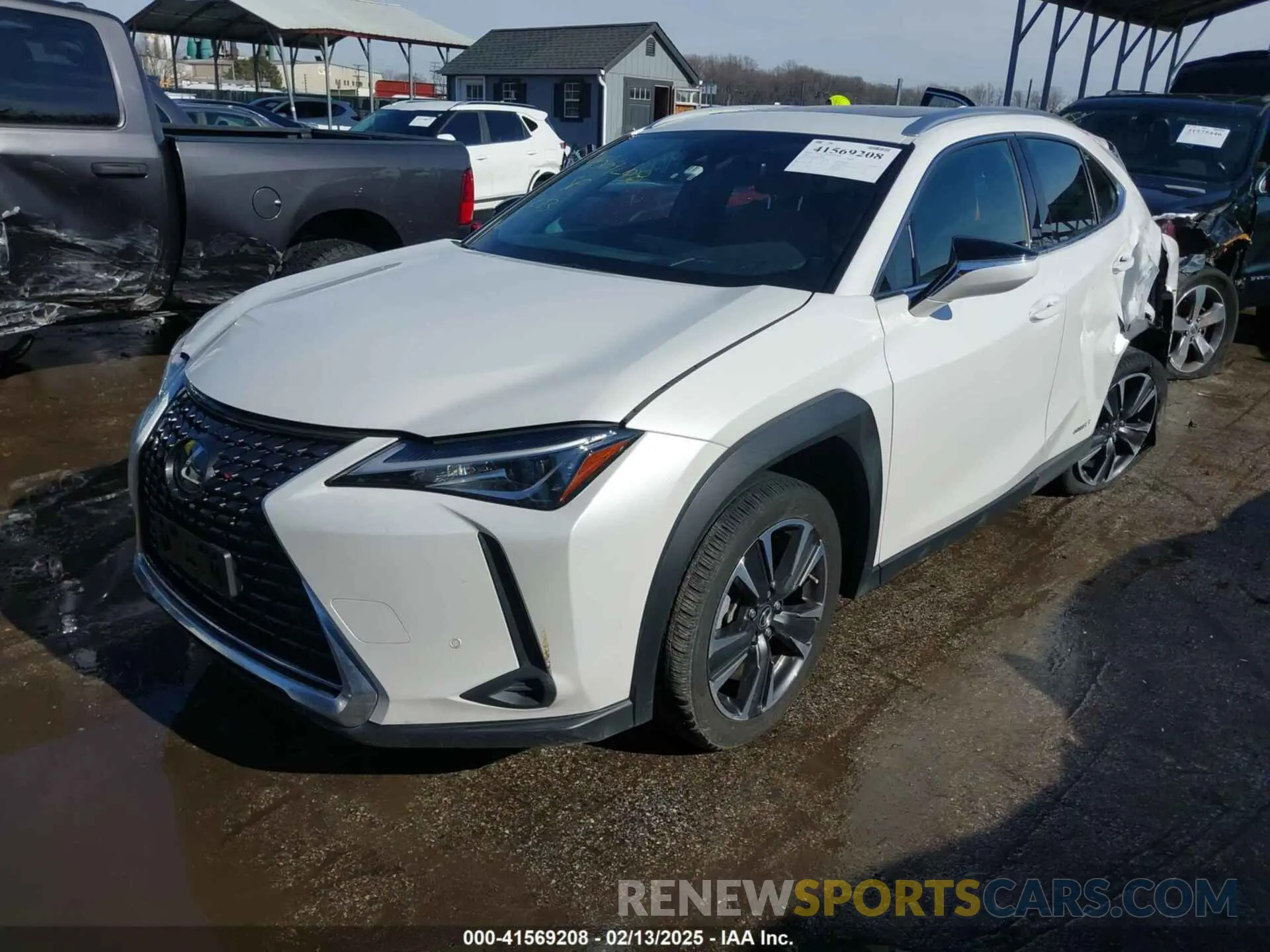 2 Photograph of a damaged car JTHU9JBH1K2007982 LEXUS UX 250H 2019