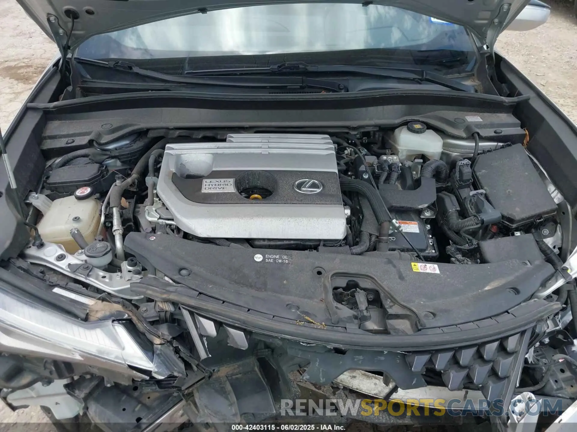 10 Photograph of a damaged car JTHU9JBH1K2010977 LEXUS UX 250H 2019