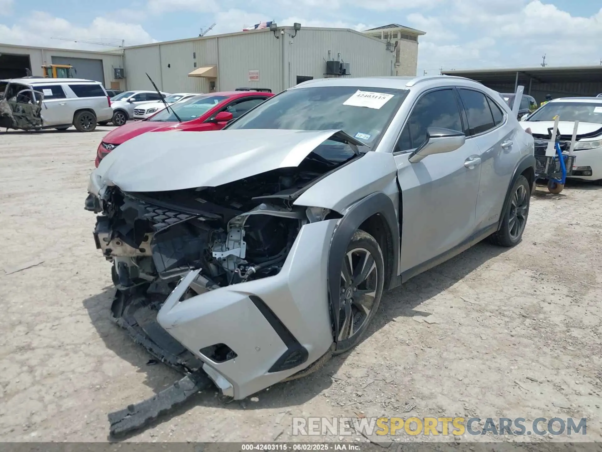 2 Photograph of a damaged car JTHU9JBH1K2010977 LEXUS UX 250H 2019