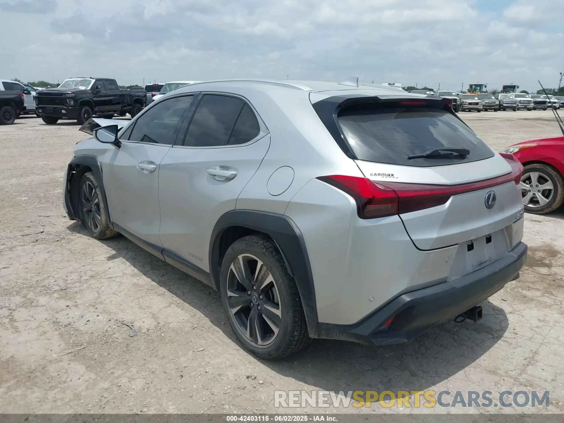 3 Photograph of a damaged car JTHU9JBH1K2010977 LEXUS UX 250H 2019