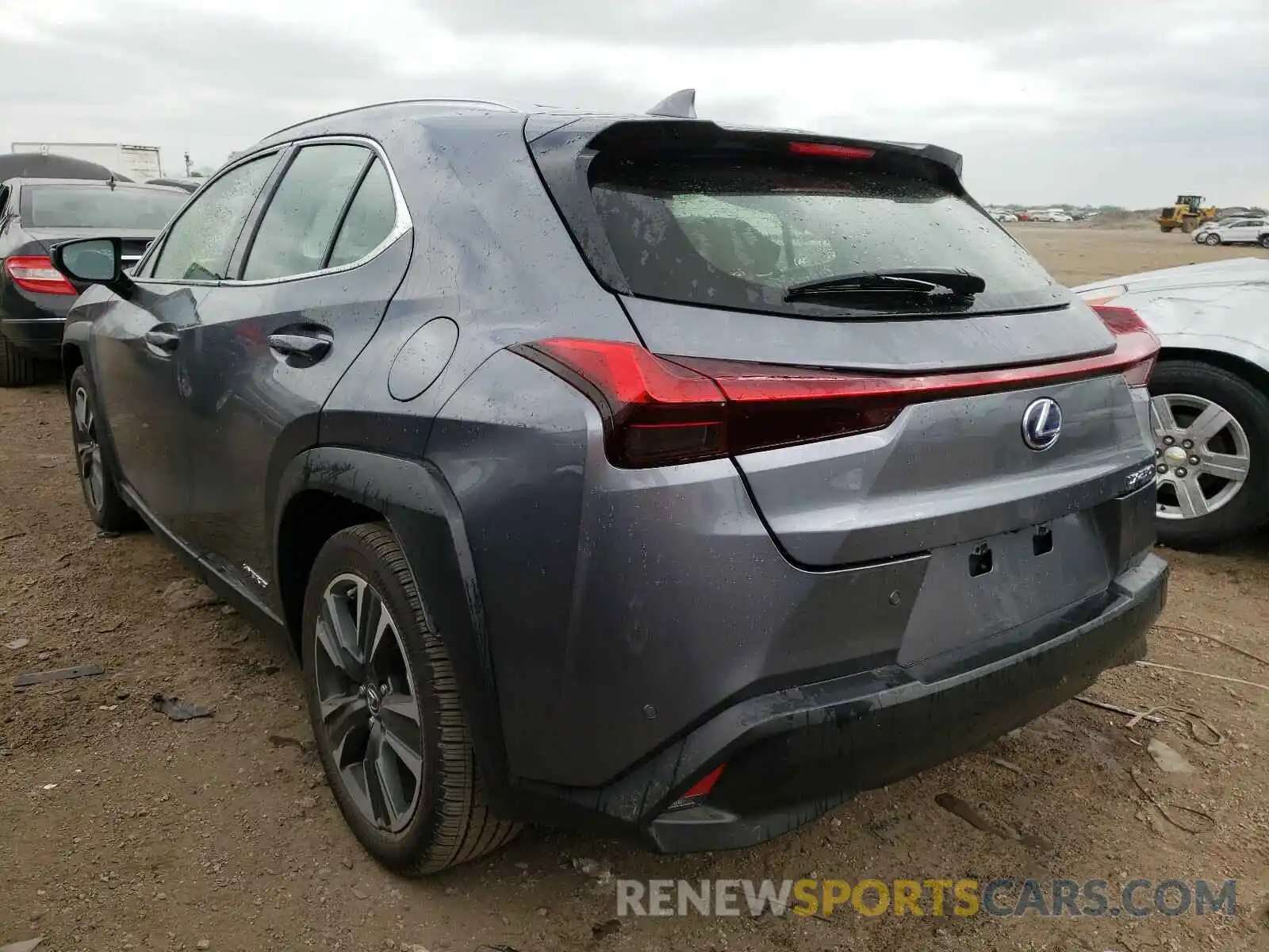 3 Photograph of a damaged car JTHU9JBH1K2013135 LEXUS UX 250H 2019