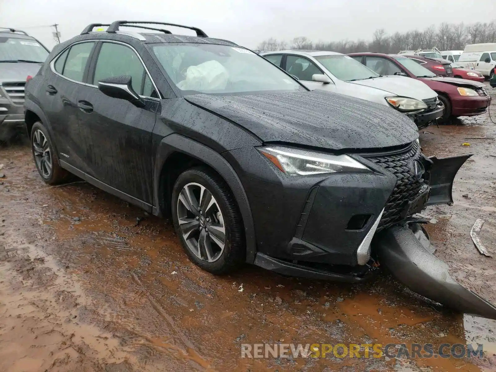 1 Photograph of a damaged car JTHU9JBH1K2014415 LEXUS UX 250H 2019