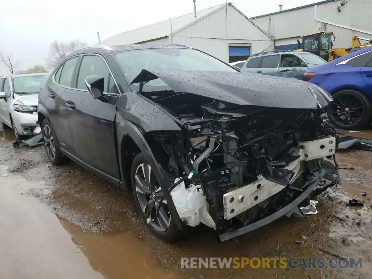 1 Photograph of a damaged car JTHU9JBH1K2019646 LEXUS UX 250H 2019