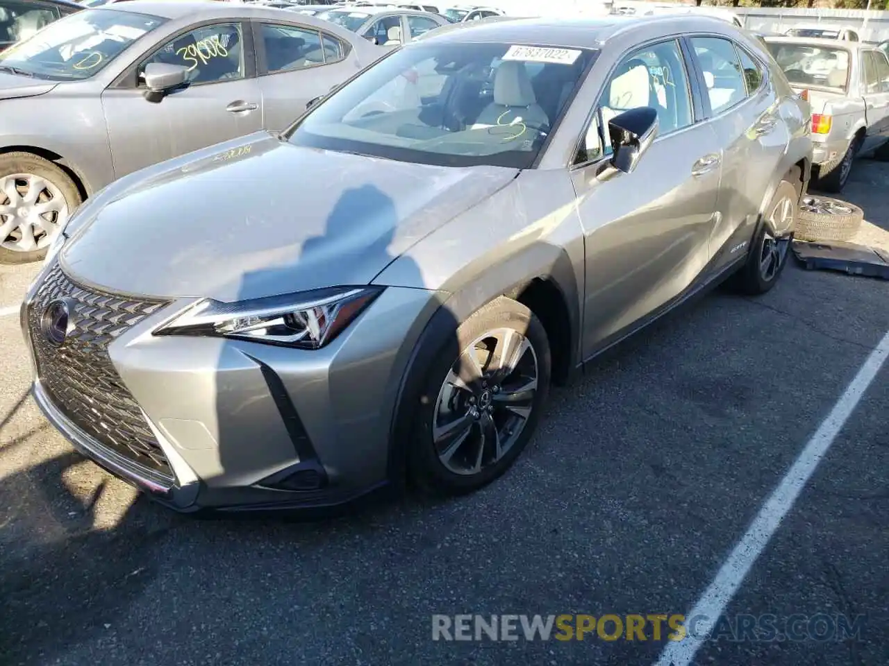 1 Photograph of a damaged car JTHU9JBH2K2005545 LEXUS UX 250H 2019