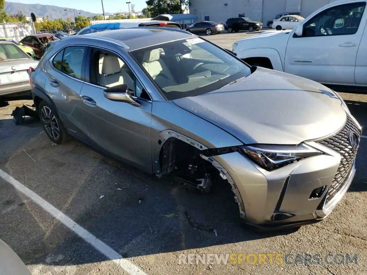 4 Photograph of a damaged car JTHU9JBH2K2005545 LEXUS UX 250H 2019