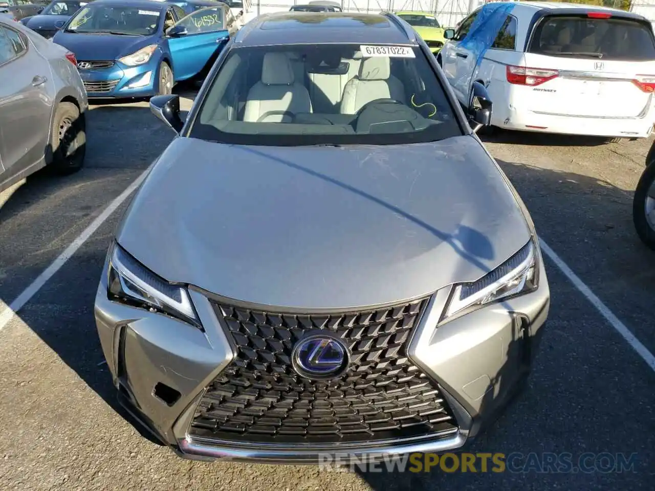 5 Photograph of a damaged car JTHU9JBH2K2005545 LEXUS UX 250H 2019