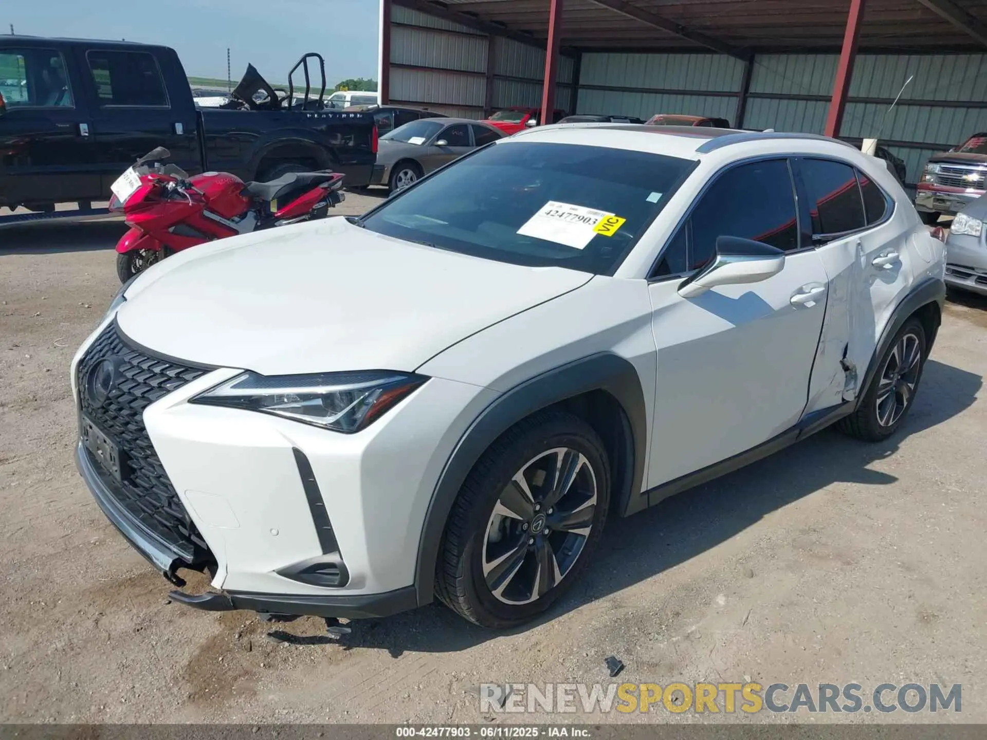 2 Photograph of a damaged car JTHU9JBH2K2019087 LEXUS UX 250H 2019