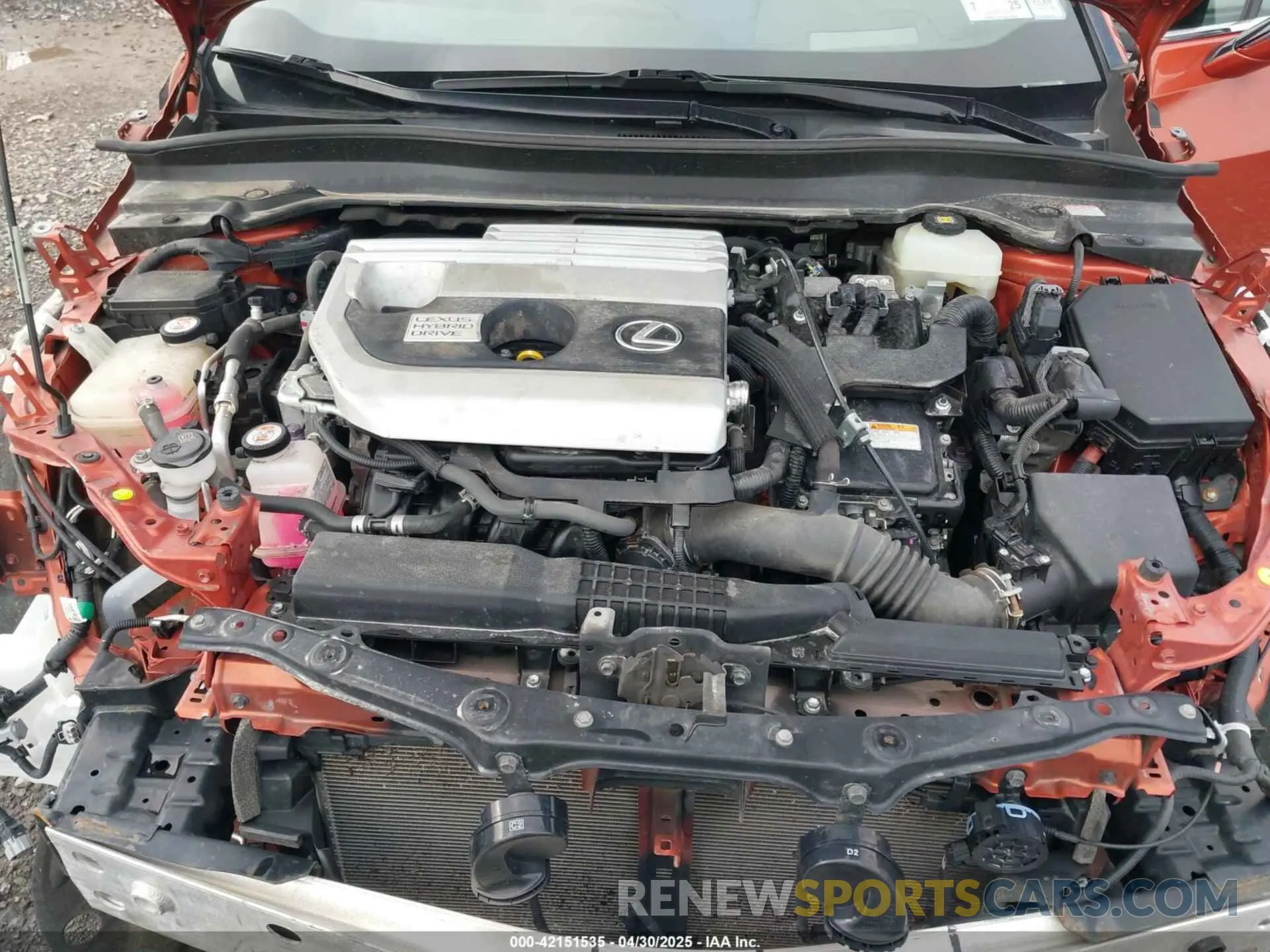 10 Photograph of a damaged car JTHU9JBH3K2003383 LEXUS UX 250H 2019