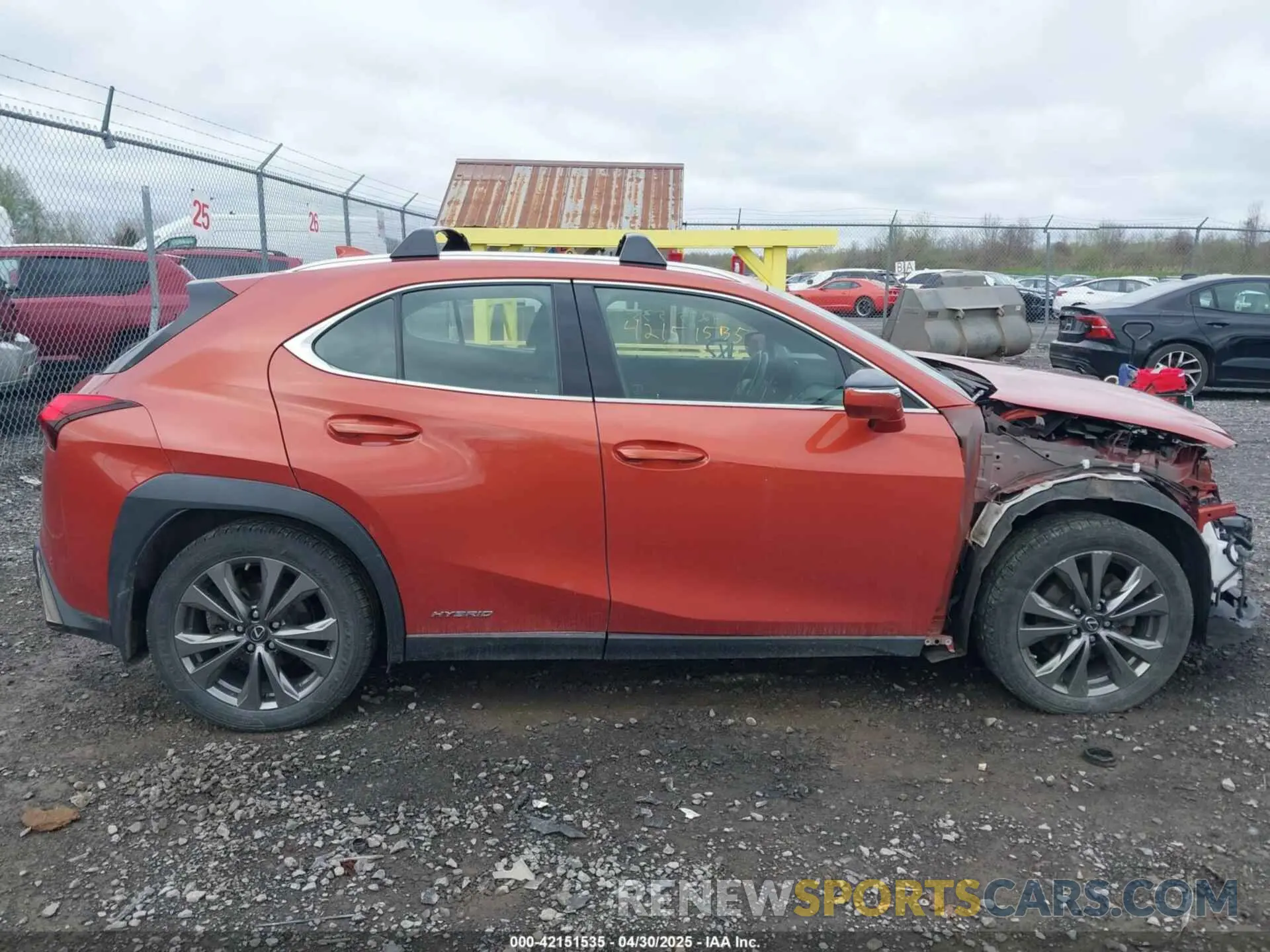 14 Photograph of a damaged car JTHU9JBH3K2003383 LEXUS UX 250H 2019