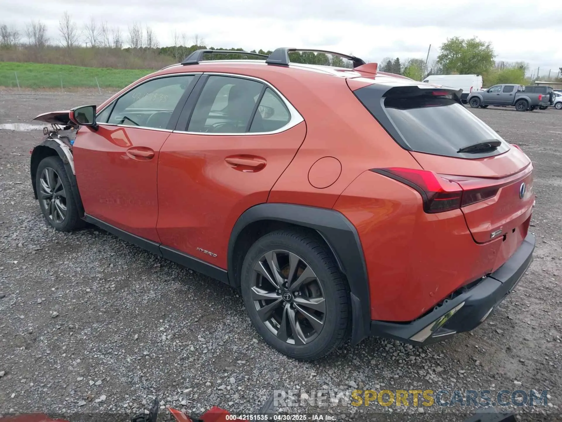 3 Photograph of a damaged car JTHU9JBH3K2003383 LEXUS UX 250H 2019
