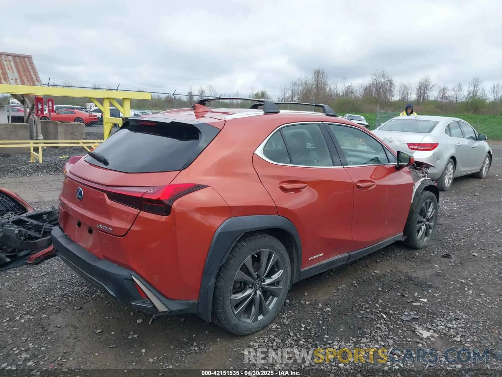 4 Photograph of a damaged car JTHU9JBH3K2003383 LEXUS UX 250H 2019
