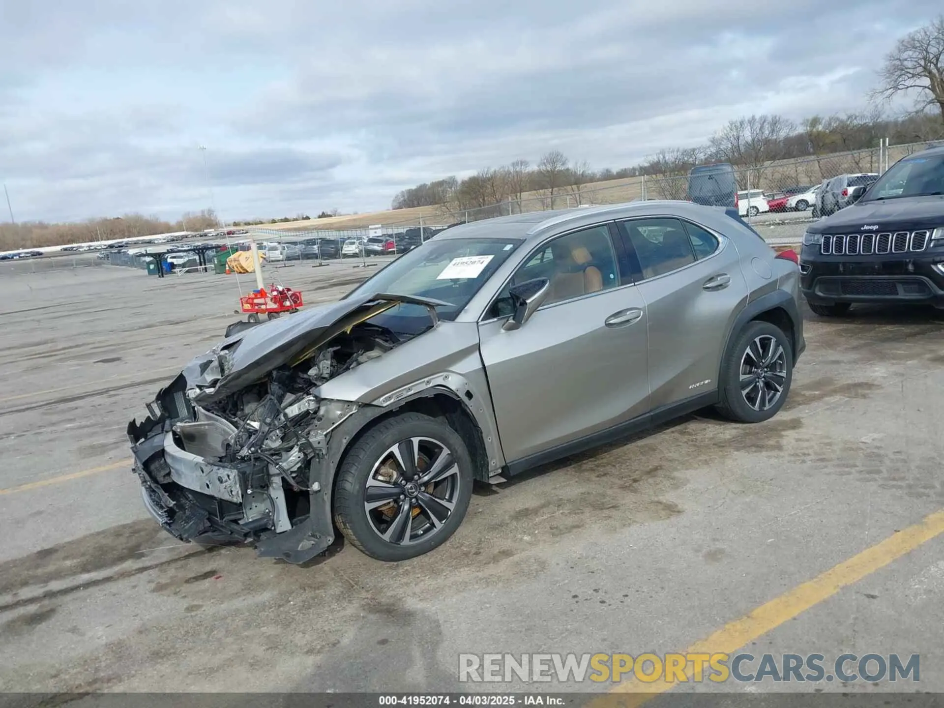 2 Photograph of a damaged car JTHU9JBH4K2005403 LEXUS UX 250H 2019
