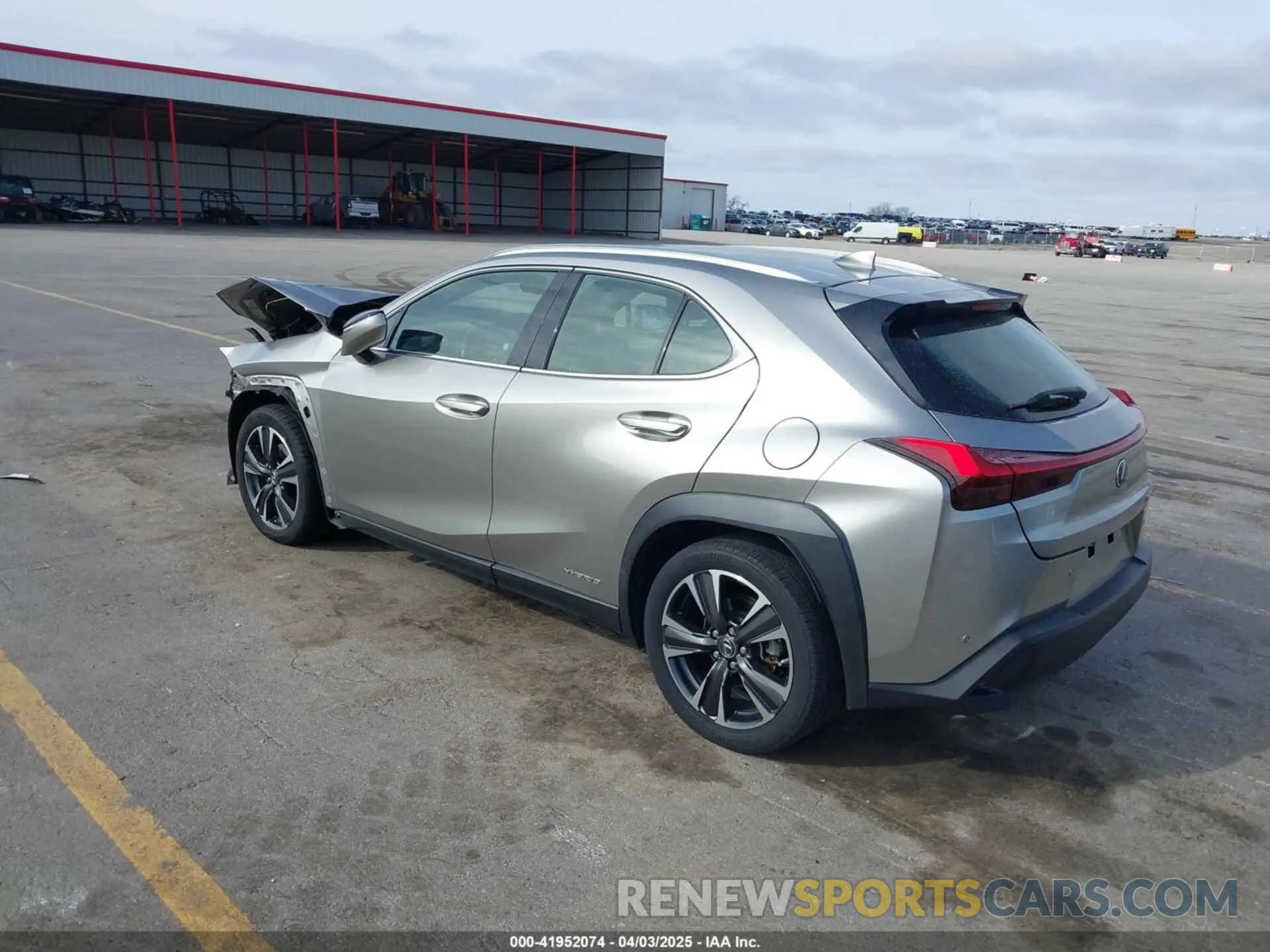 3 Photograph of a damaged car JTHU9JBH4K2005403 LEXUS UX 250H 2019