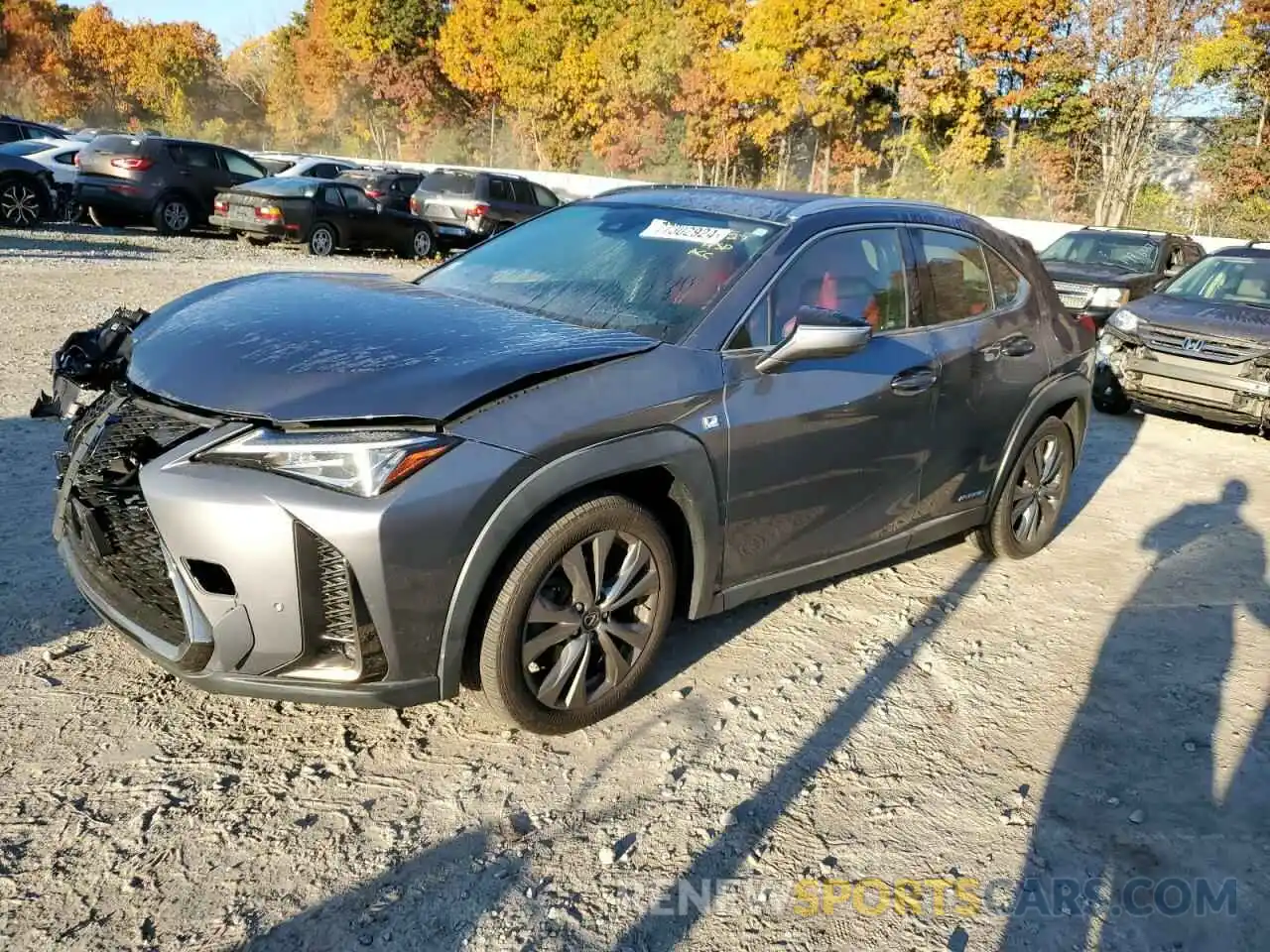 1 Photograph of a damaged car JTHU9JBH4K2009631 LEXUS UX 250H 2019