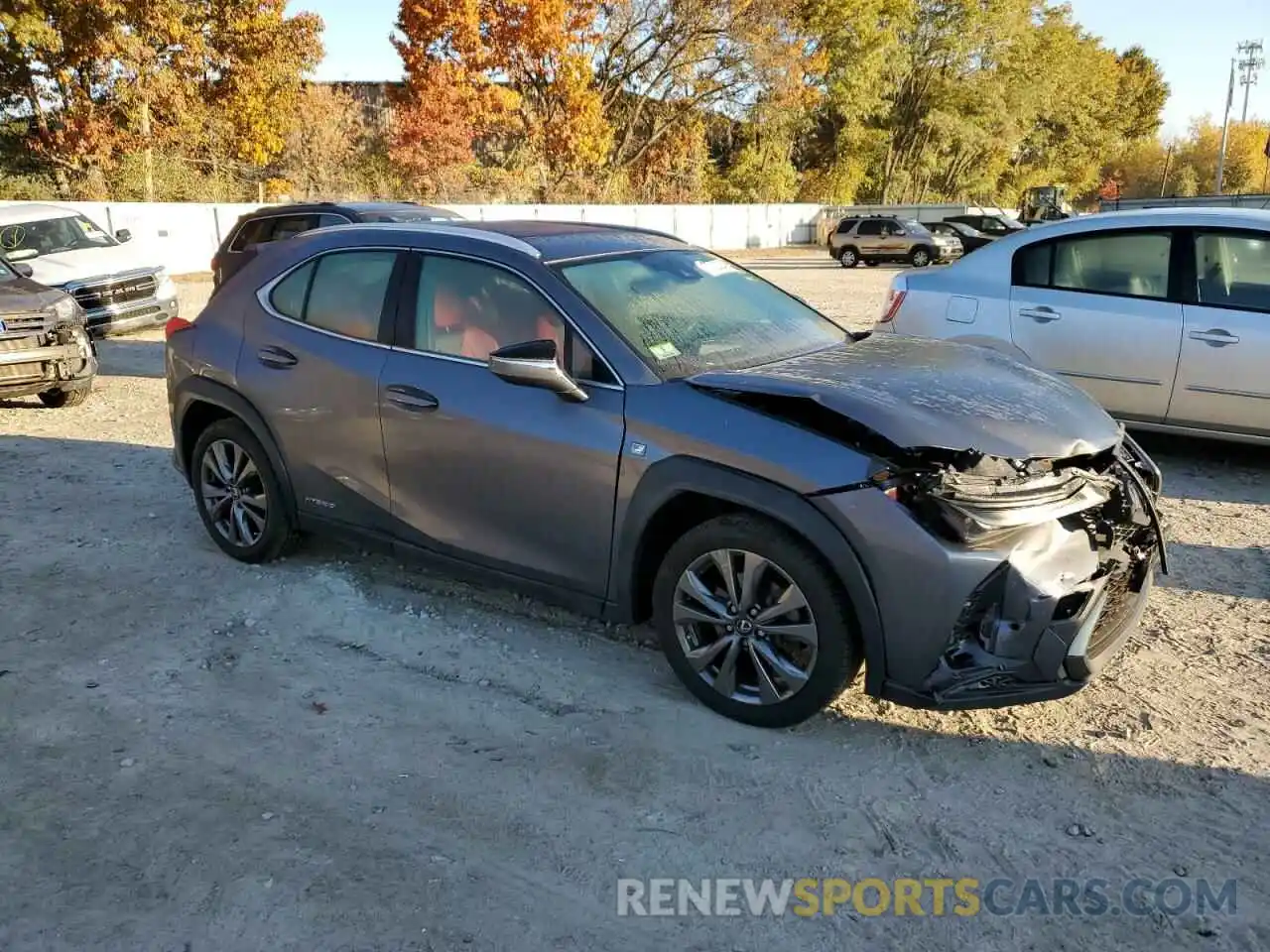 4 Photograph of a damaged car JTHU9JBH4K2009631 LEXUS UX 250H 2019