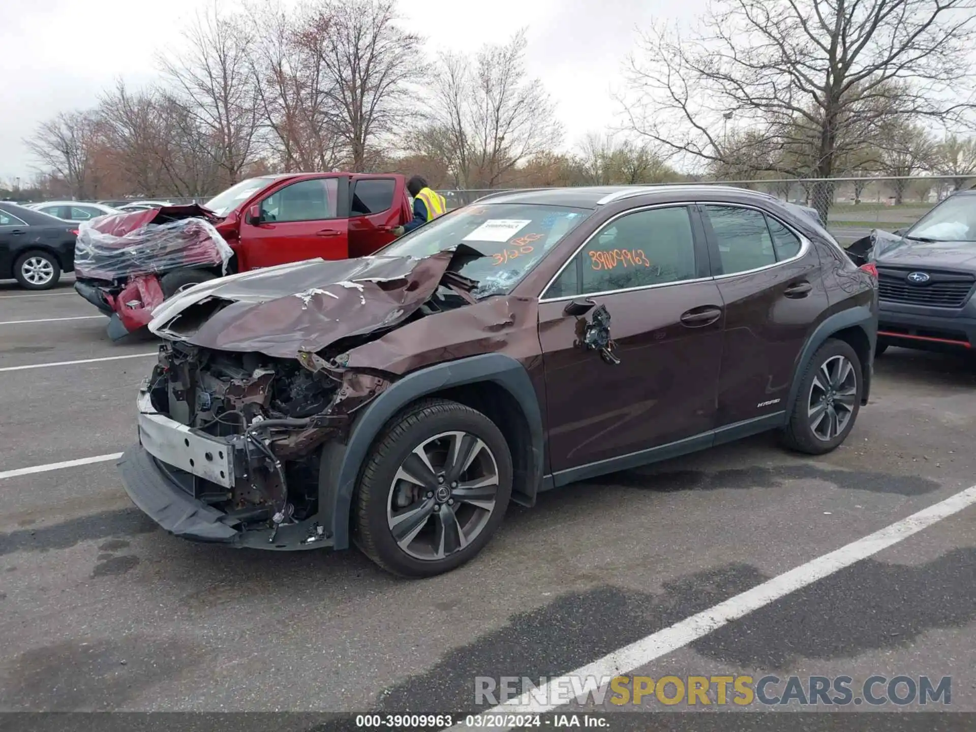 2 Photograph of a damaged car JTHU9JBH5K2002848 LEXUS UX 250H 2019