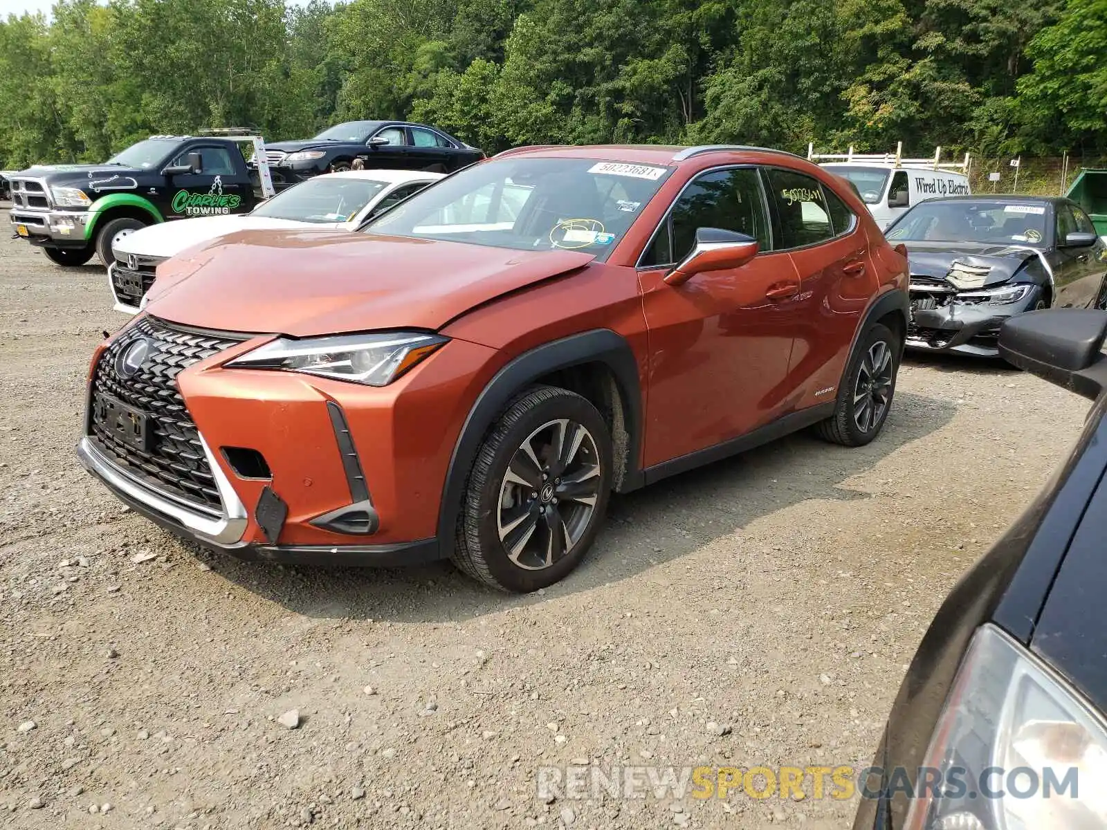 2 Photograph of a damaged car JTHU9JBH5K2003675 LEXUS UX 250H 2019