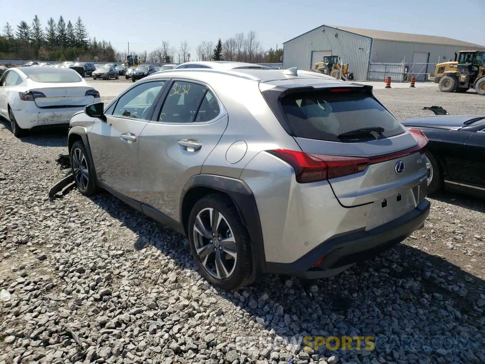 3 Photograph of a damaged car JTHU9JBH5K2009590 LEXUS UX 250H 2019